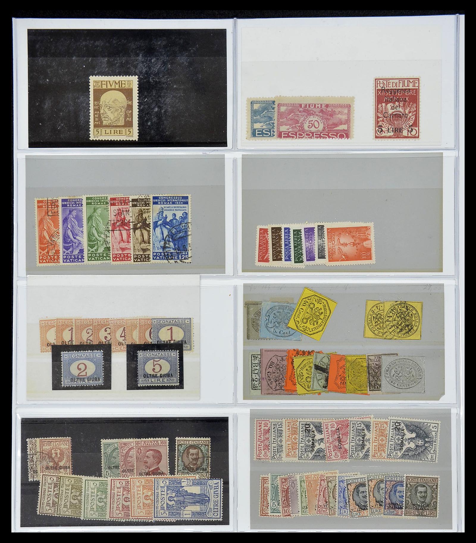 34684 007 - Postzegelverzameling 34684 Italië en gebieden 1851-1957.
