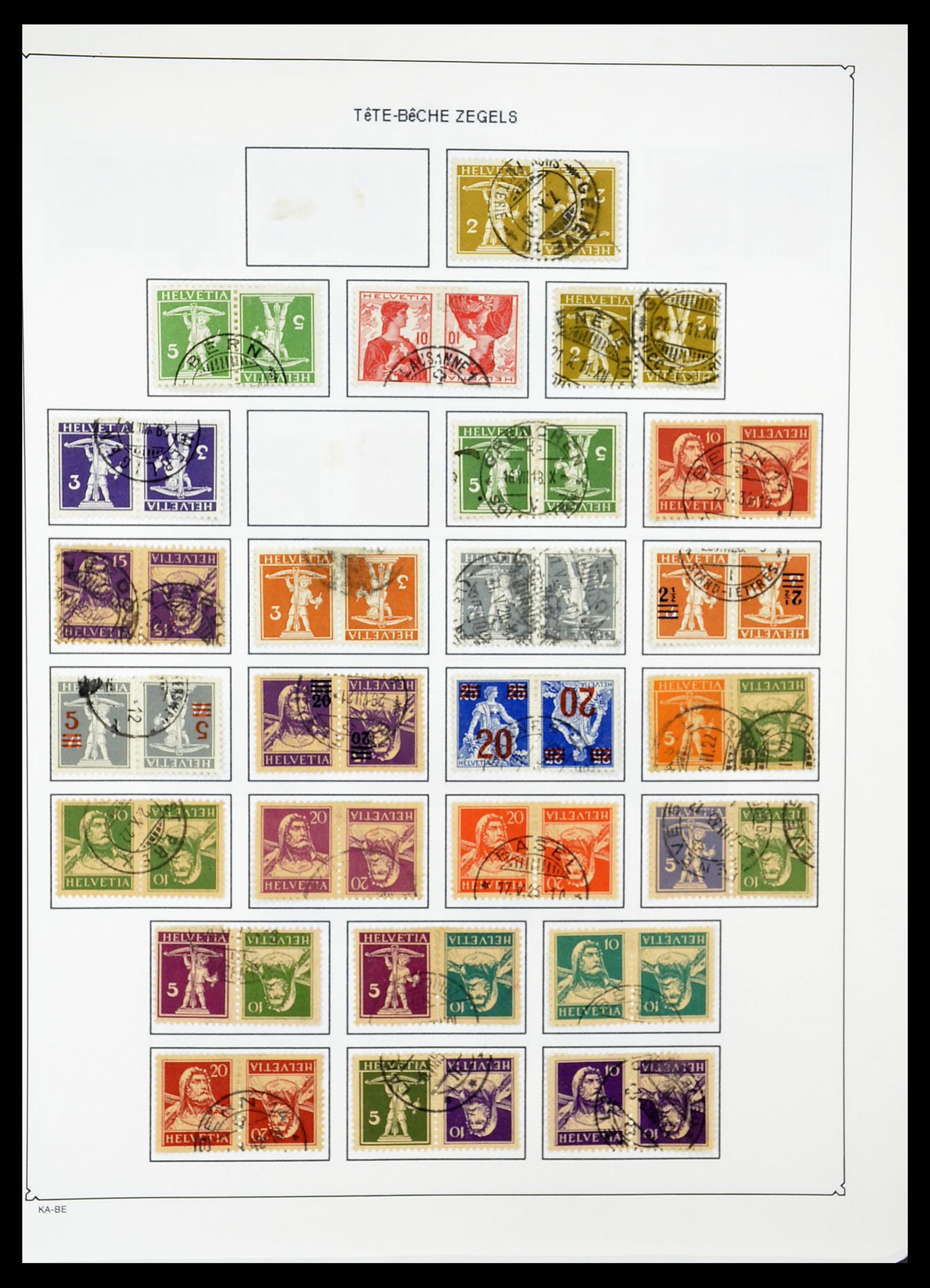 34685 003 - Postzegelverzameling 34685 Zwitserland 1851-2005.