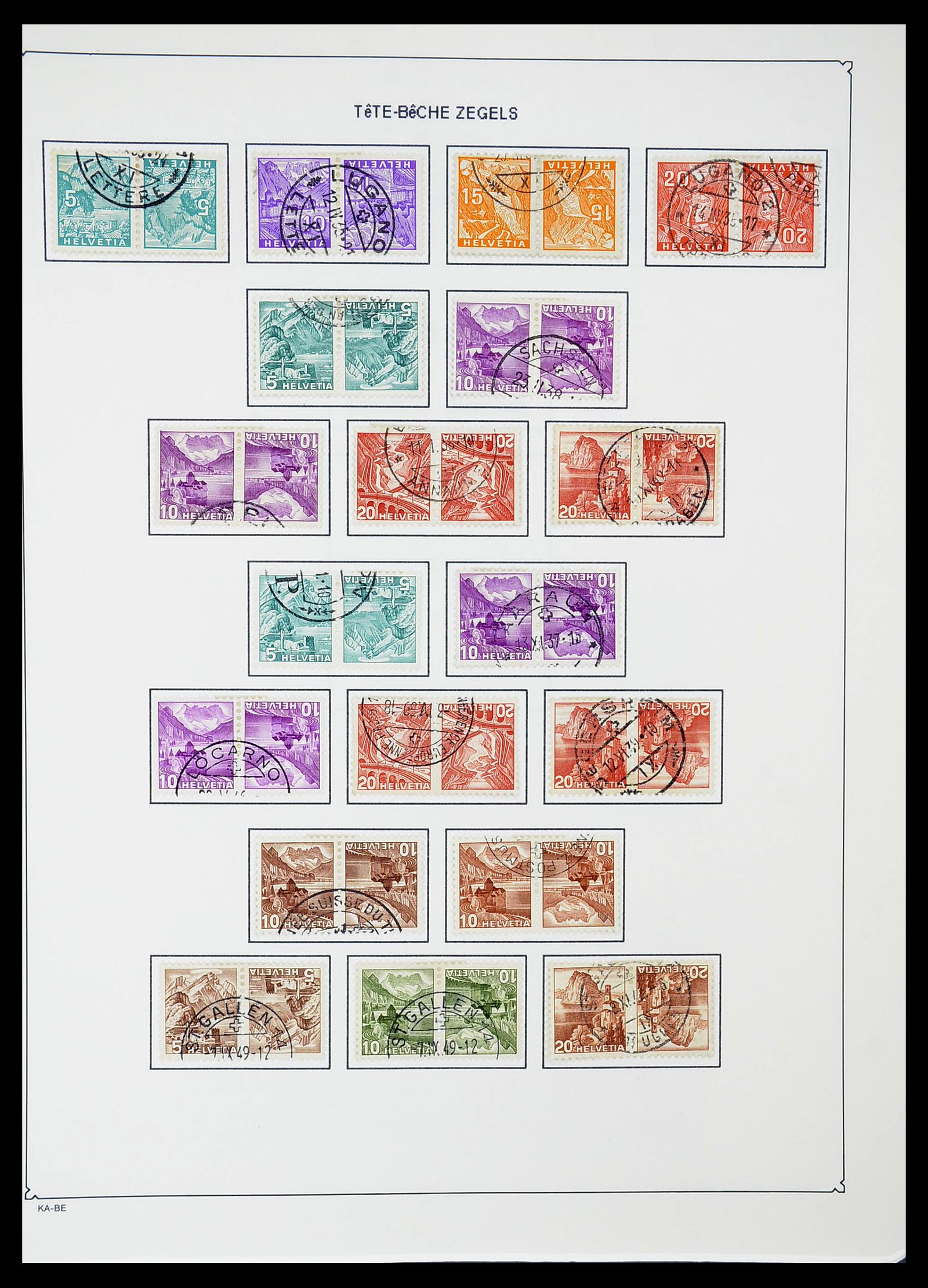 34685 004 - Postzegelverzameling 34685 Zwitserland 1851-2005.