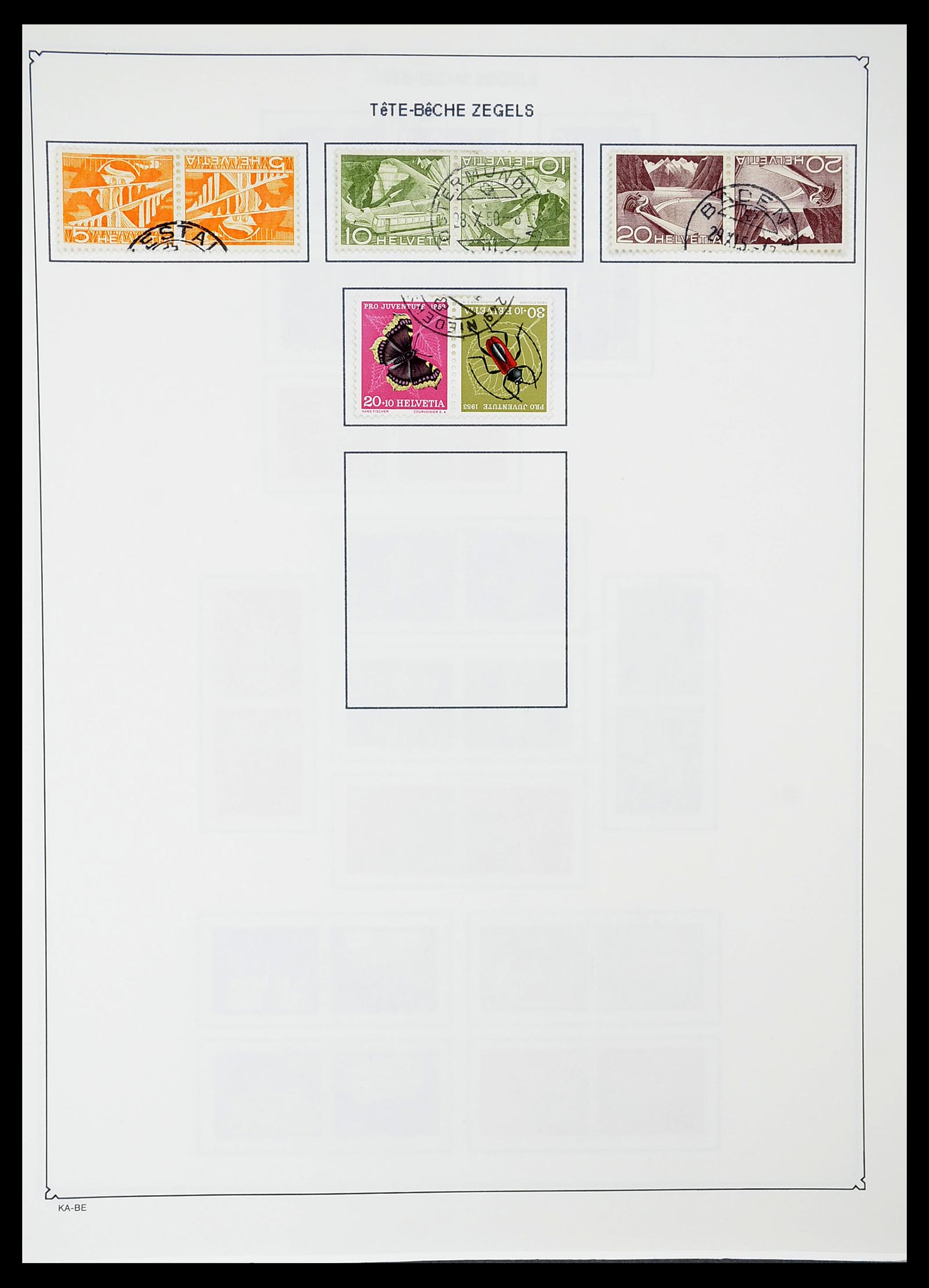 34685 005 - Postzegelverzameling 34685 Zwitserland 1851-2005.