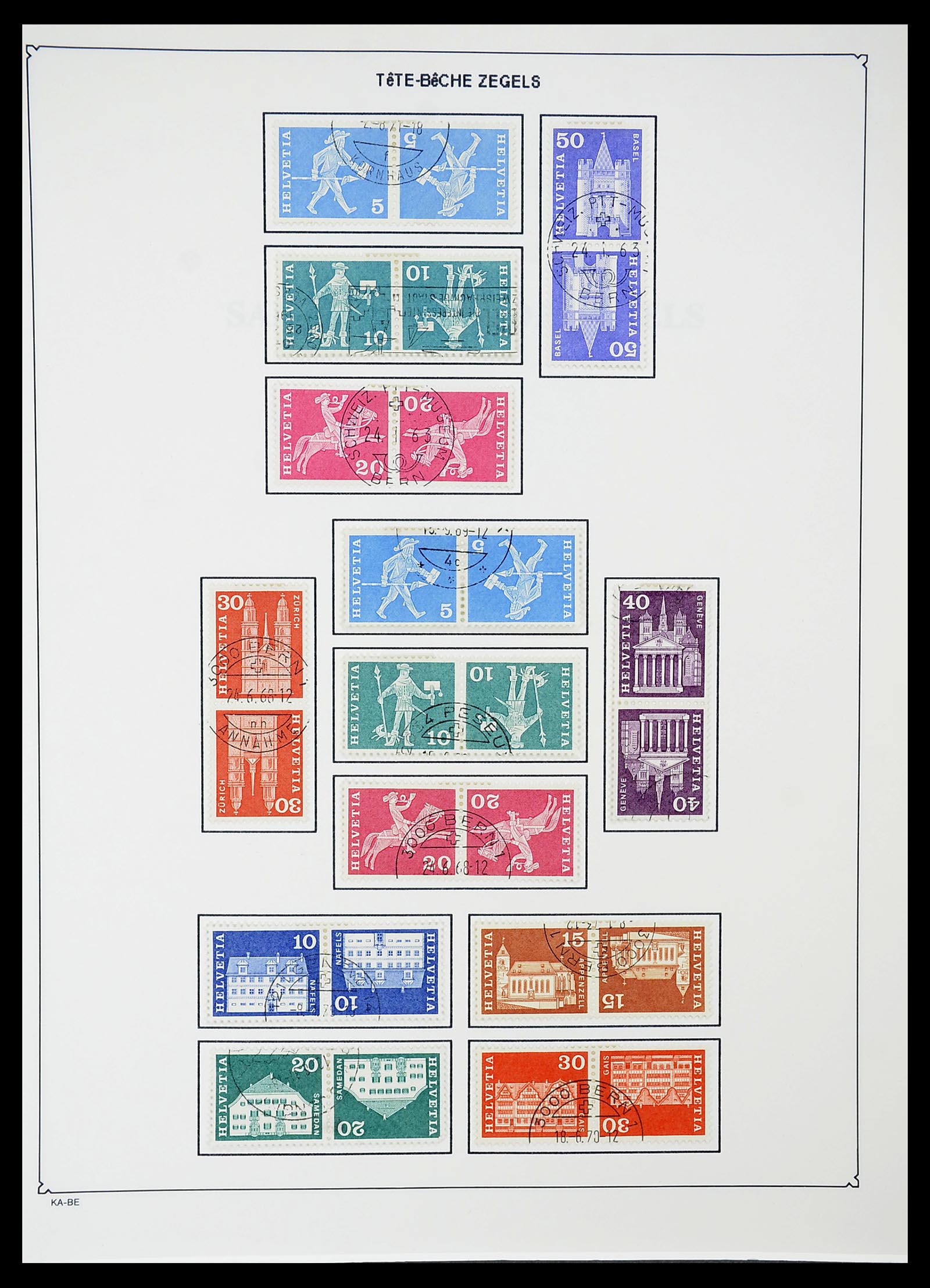 34685 006 - Postzegelverzameling 34685 Zwitserland 1851-2005.