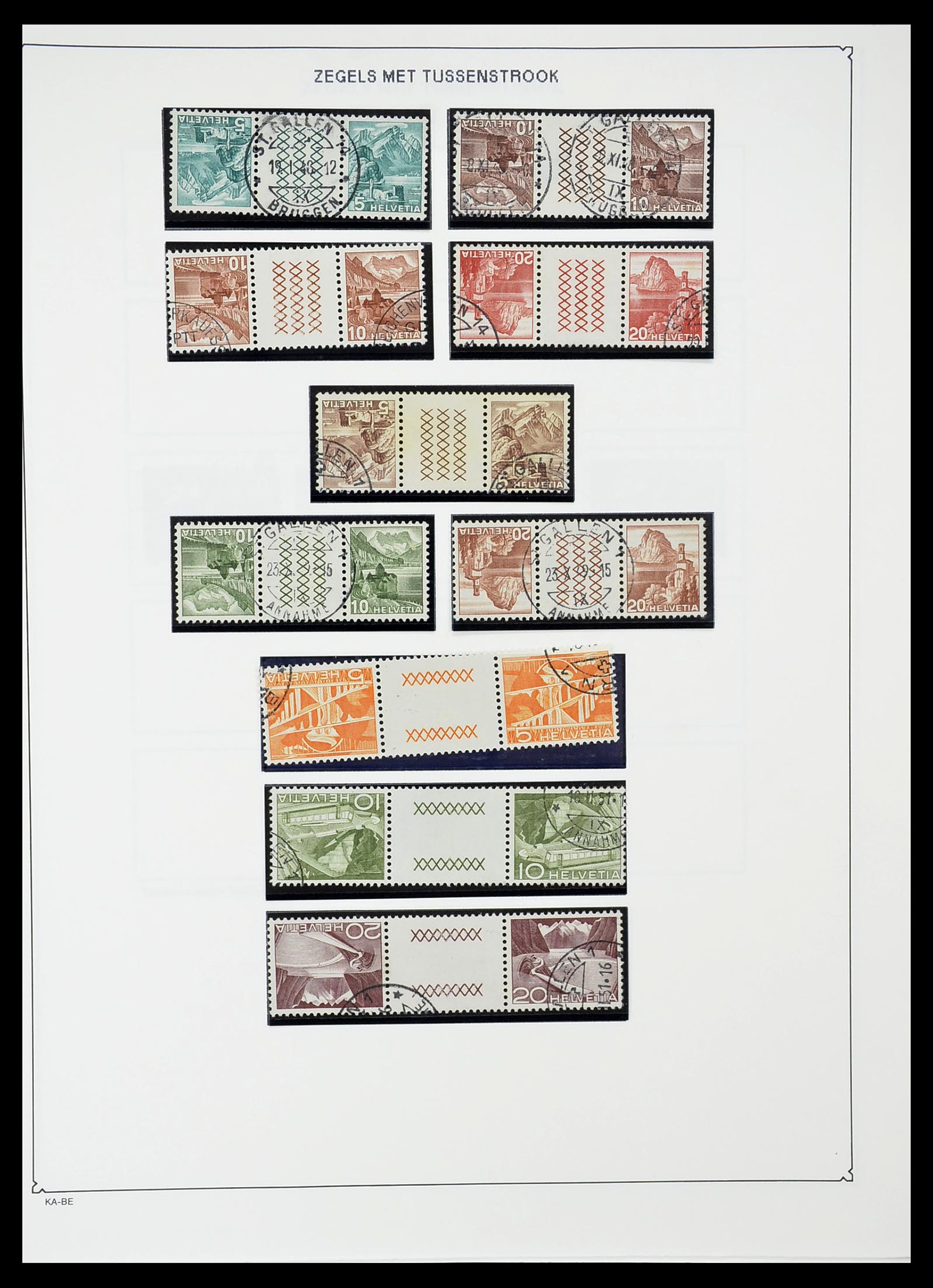 34685 010 - Postzegelverzameling 34685 Zwitserland 1851-2005.
