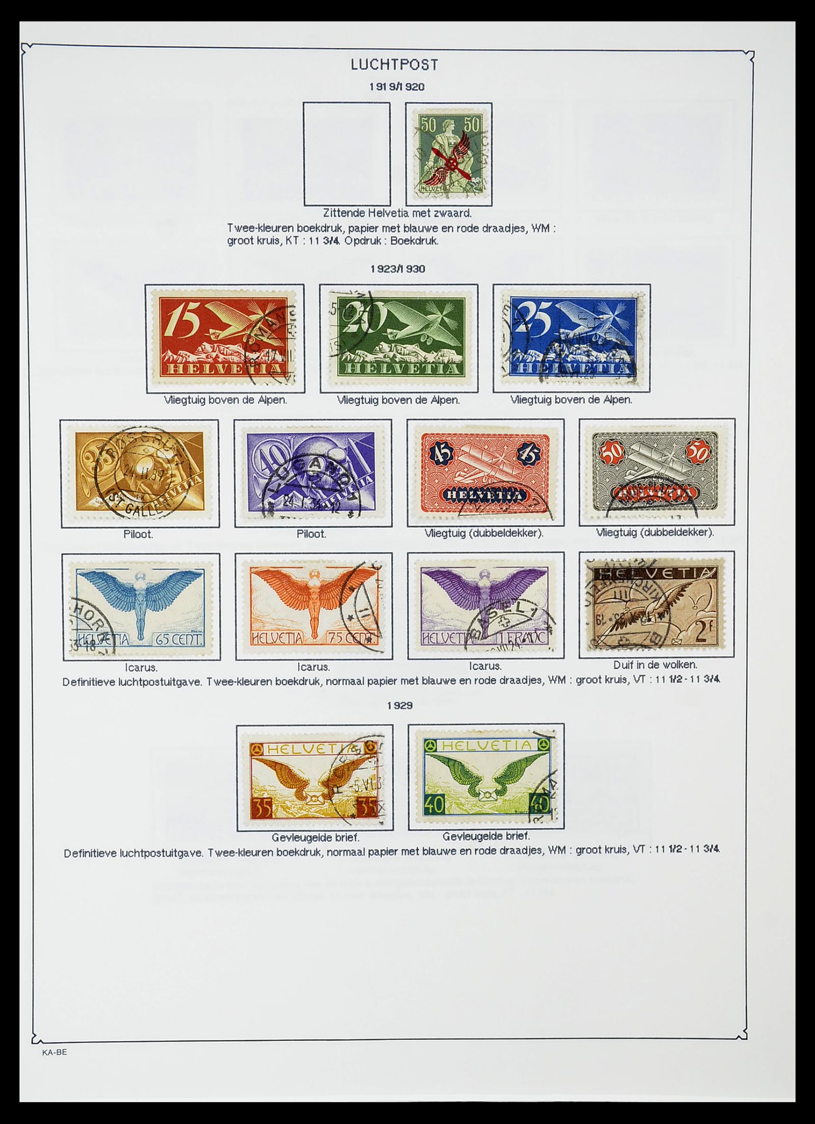 34685 012 - Postzegelverzameling 34685 Zwitserland 1851-2005.
