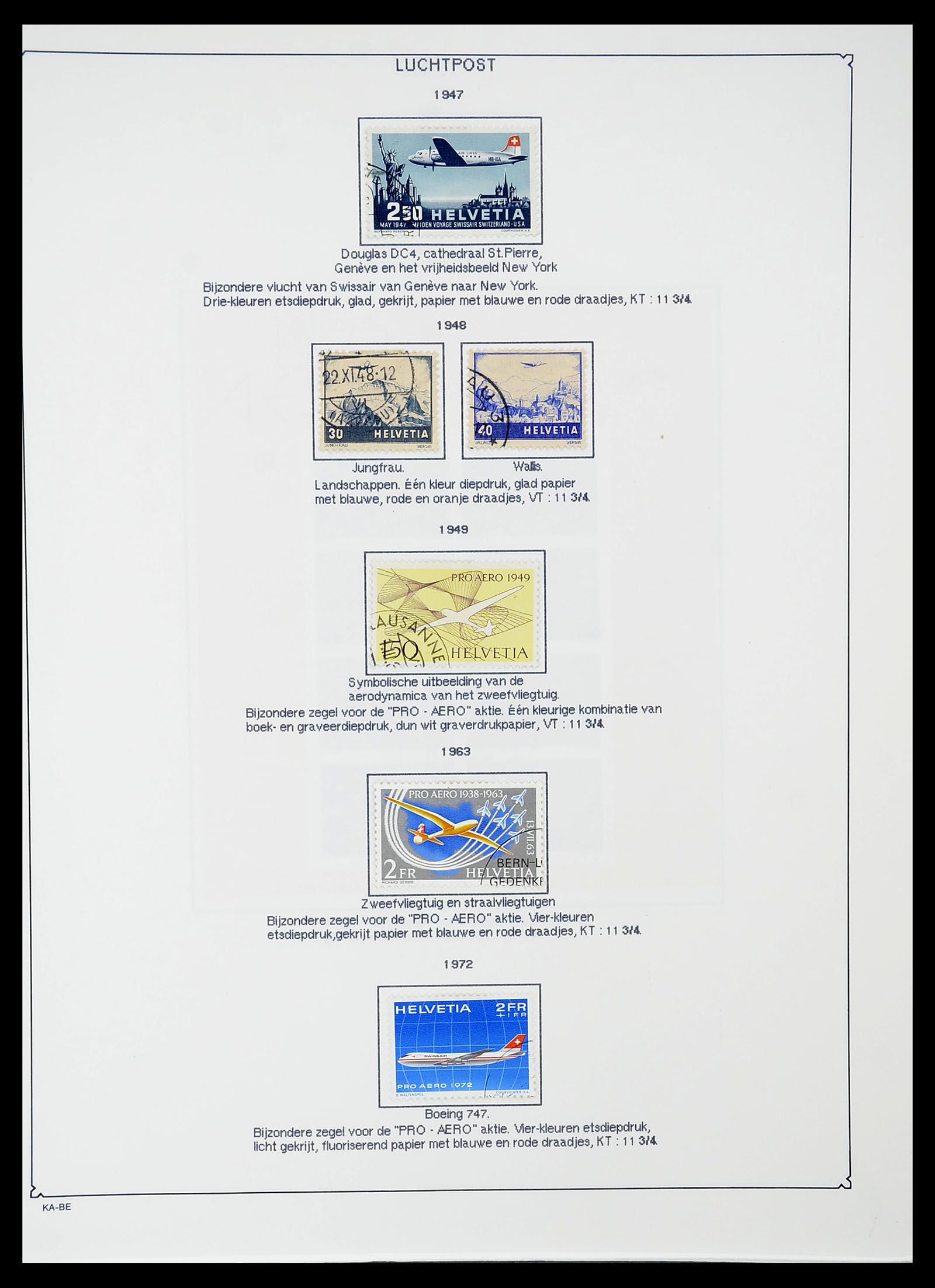 34685 018 - Stamp Collection 34685 Switzerland 1851-2005.