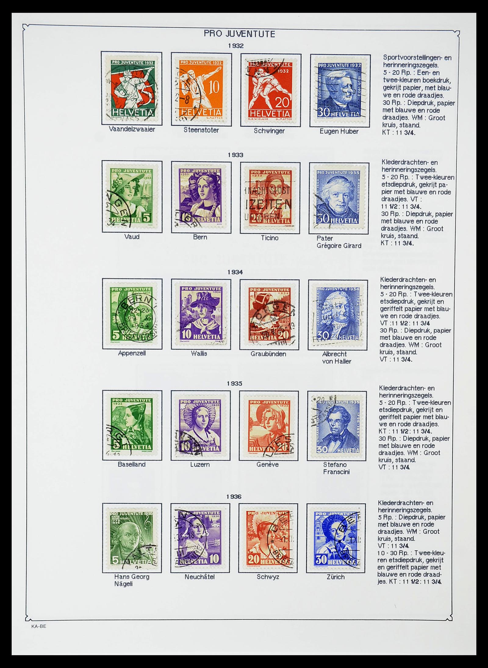 34685 025 - Stamp Collection 34685 Switzerland 1851-2005.