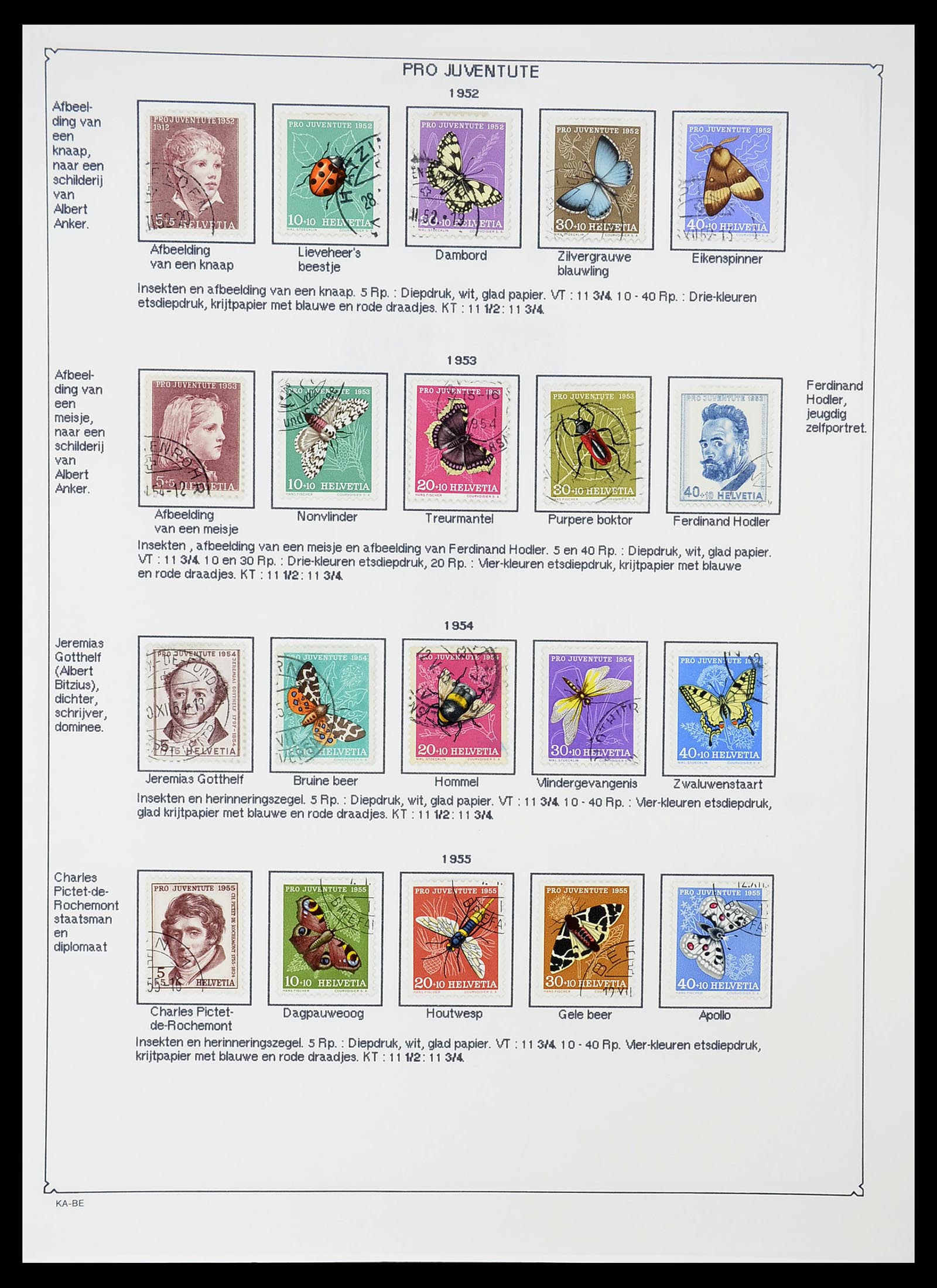 34685 030 - Stamp Collection 34685 Switzerland 1851-2005.