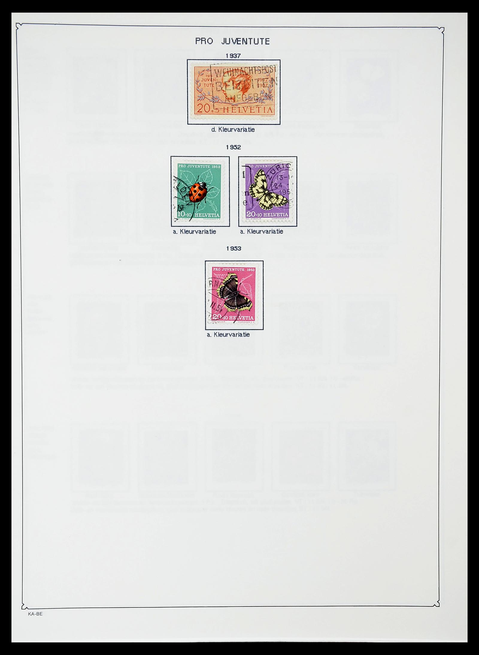 34685 031 - Postzegelverzameling 34685 Zwitserland 1851-2005.