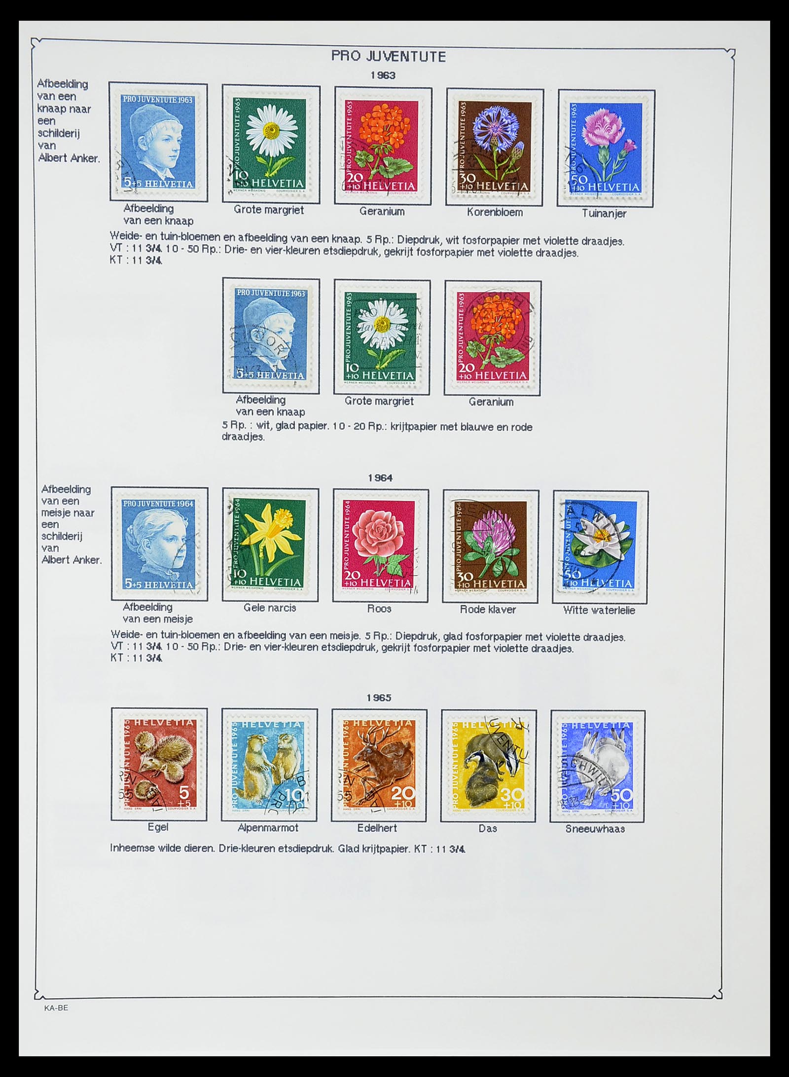 34685 034 - Postzegelverzameling 34685 Zwitserland 1851-2005.
