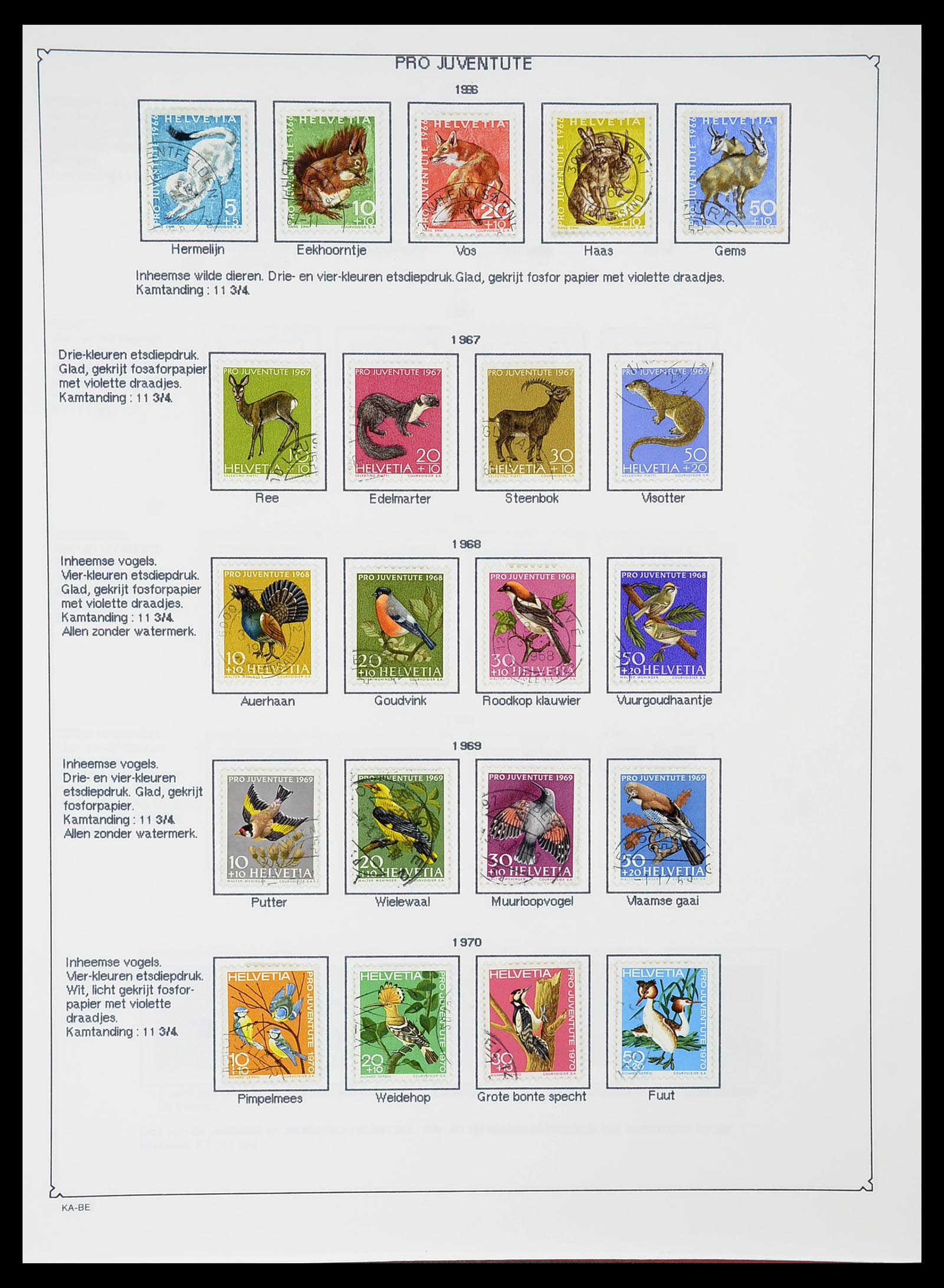 34685 035 - Postzegelverzameling 34685 Zwitserland 1851-2005.