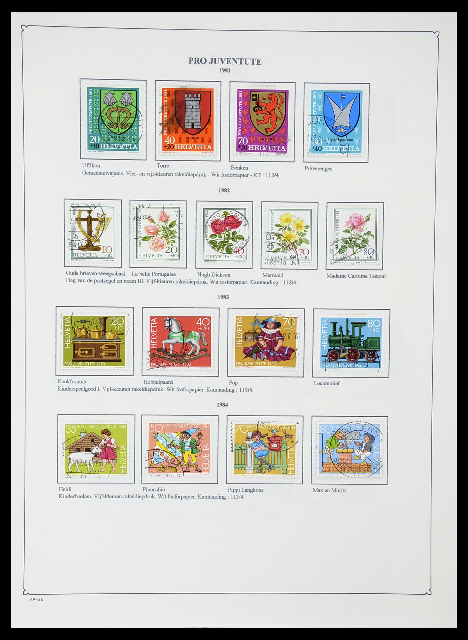 34685 038 - Postzegelverzameling 34685 Zwitserland 1851-2005.