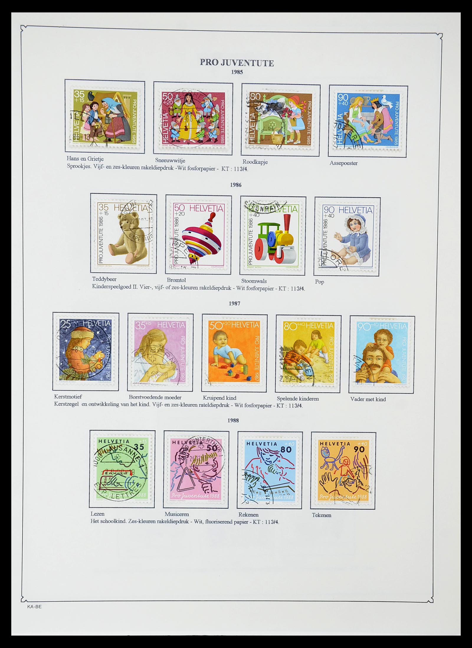34685 039 - Stamp Collection 34685 Switzerland 1851-2005.
