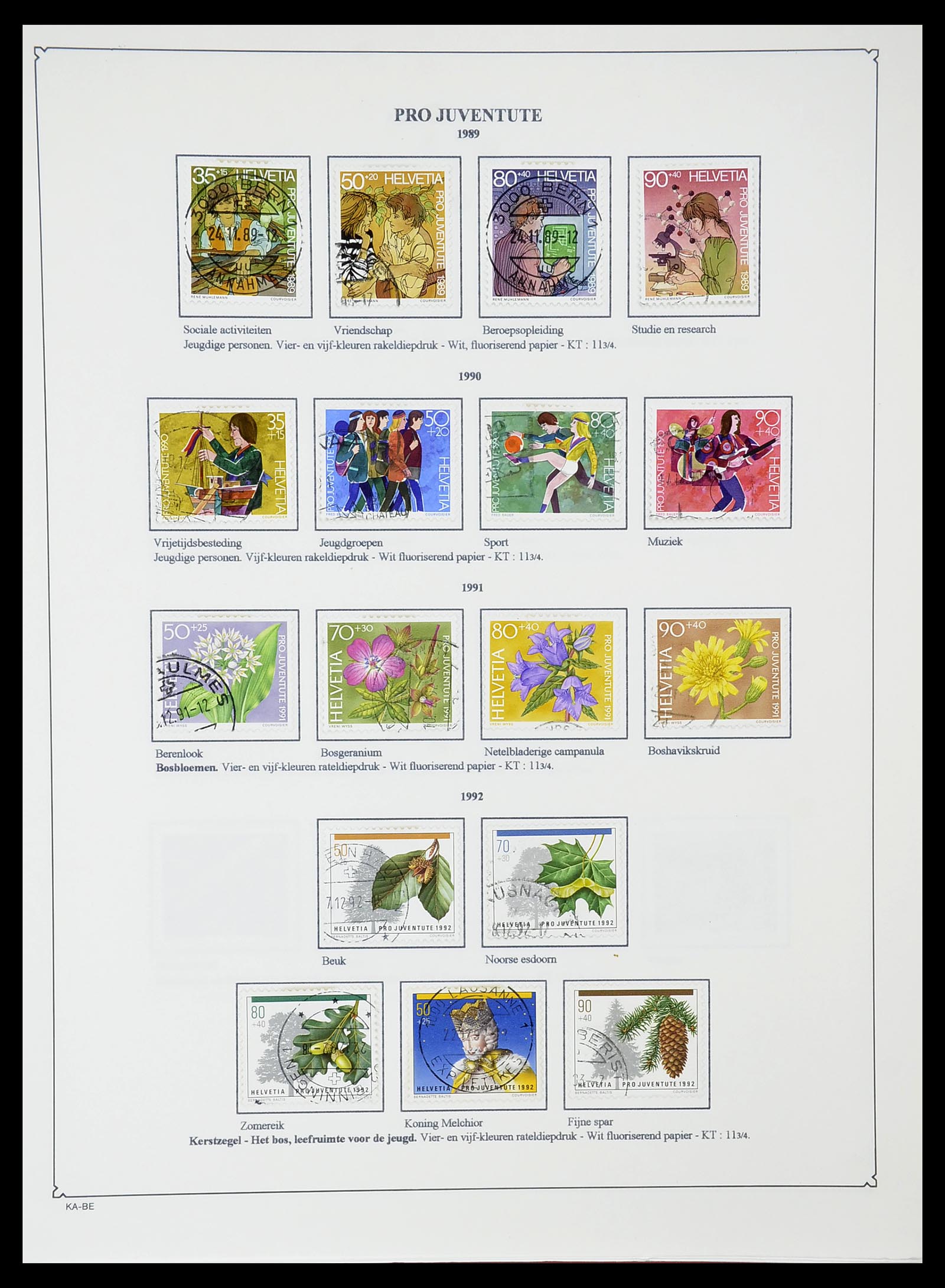 34685 040 - Postzegelverzameling 34685 Zwitserland 1851-2005.