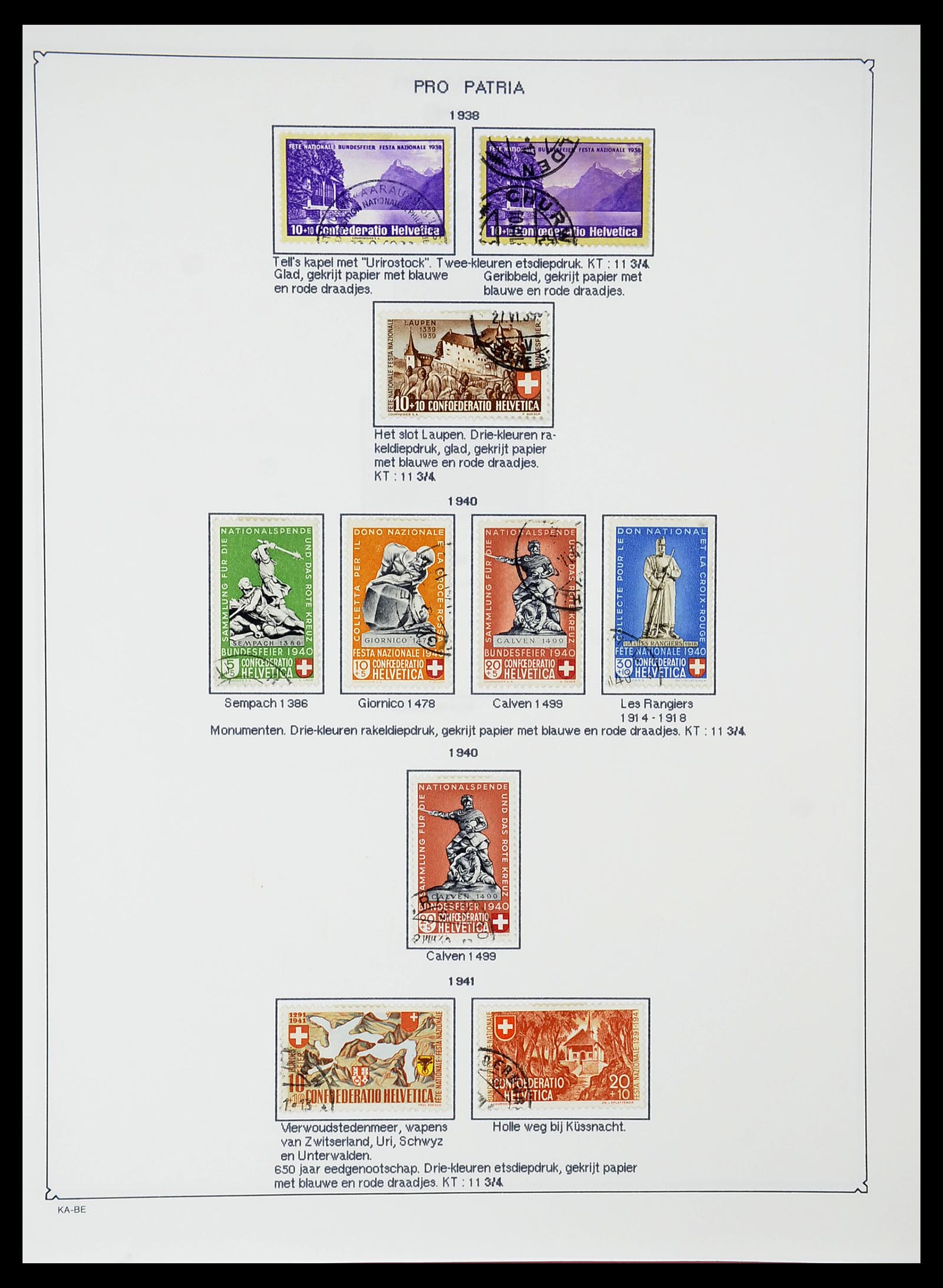 34685 044 - Postzegelverzameling 34685 Zwitserland 1851-2005.