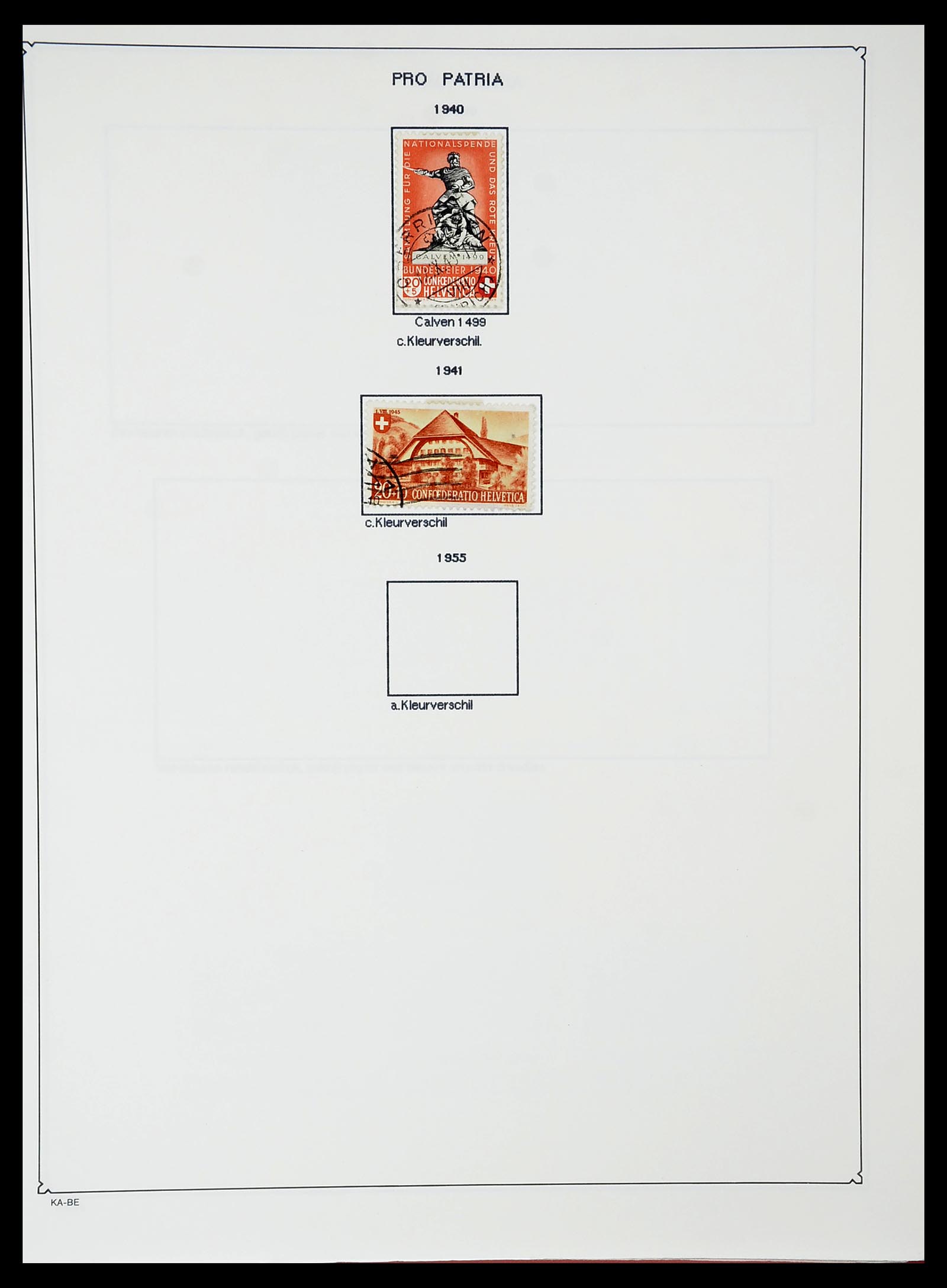 34685 045 - Postzegelverzameling 34685 Zwitserland 1851-2005.