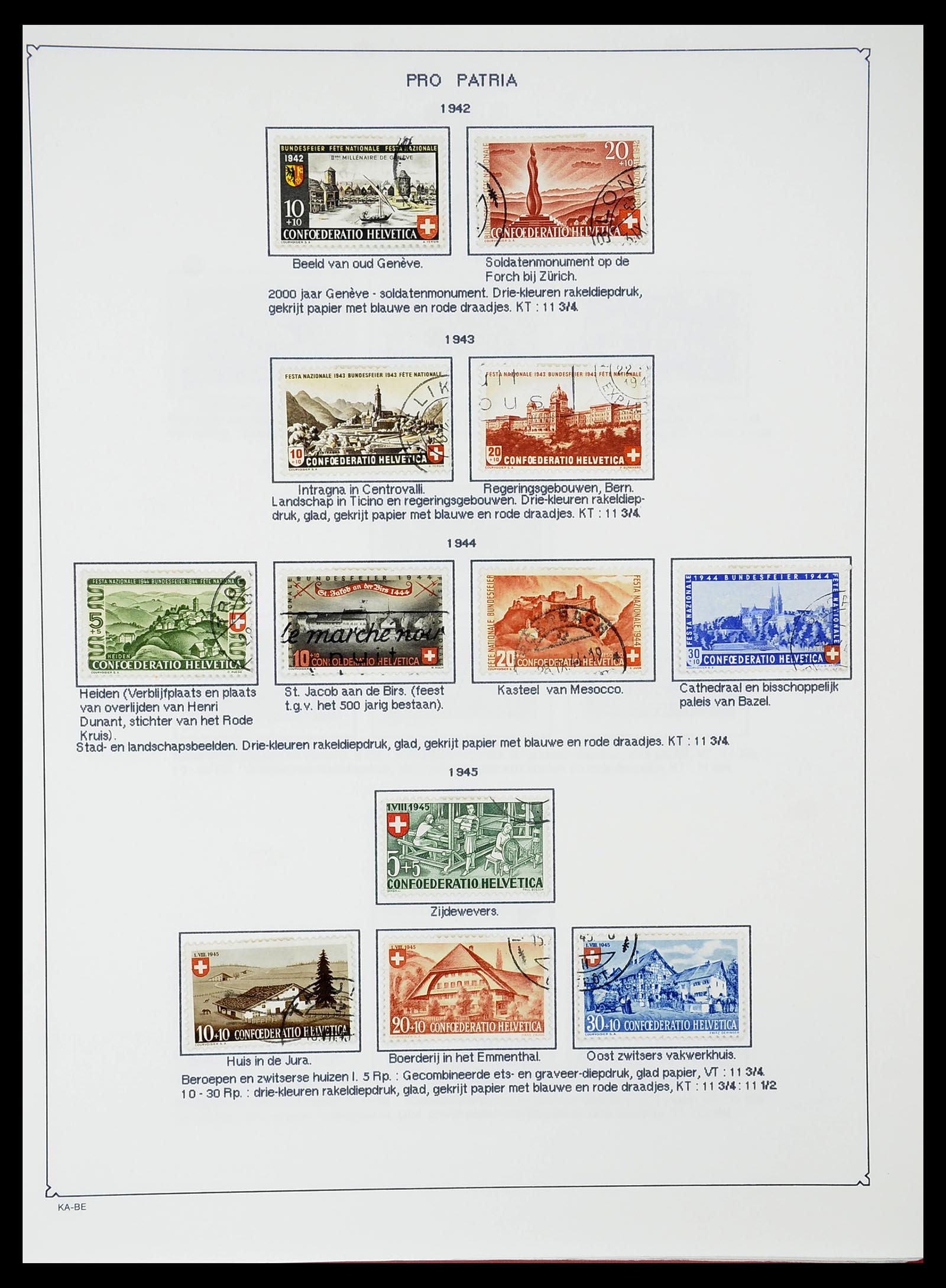 34685 046 - Postzegelverzameling 34685 Zwitserland 1851-2005.