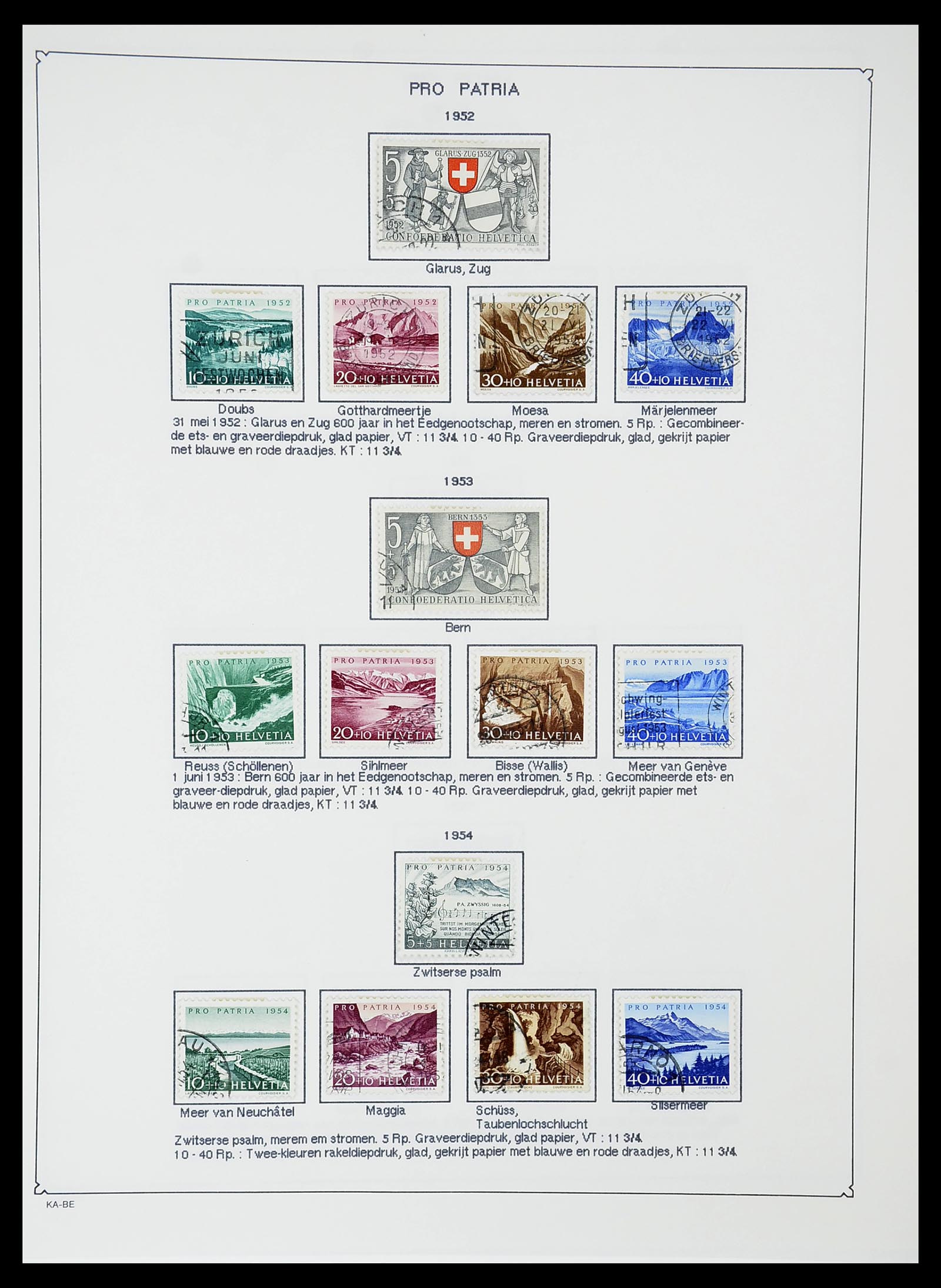 34685 049 - Postzegelverzameling 34685 Zwitserland 1851-2005.