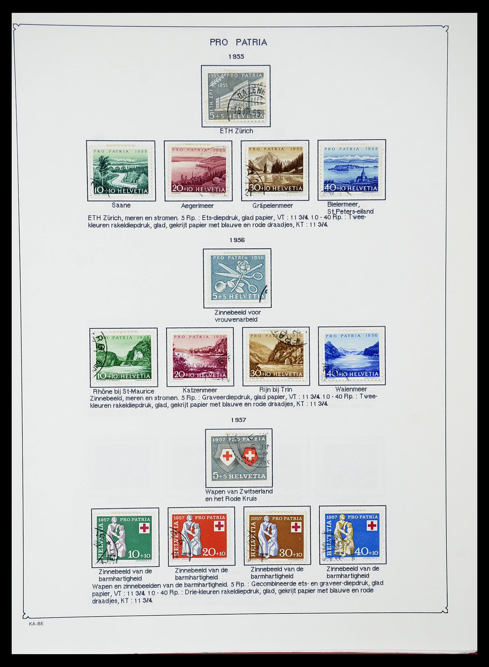 34685 050 - Postzegelverzameling 34685 Zwitserland 1851-2005.