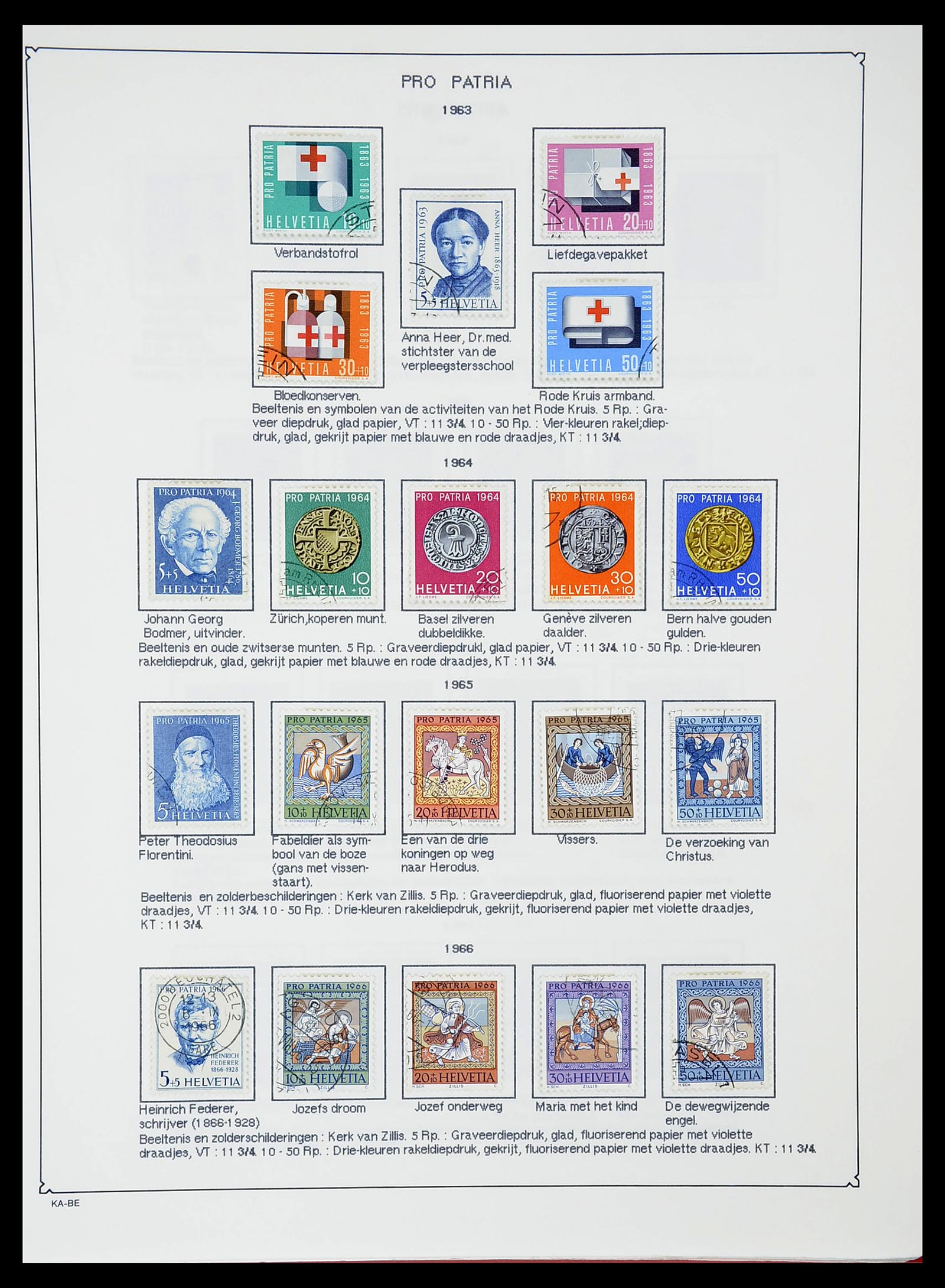 34685 053 - Postzegelverzameling 34685 Zwitserland 1851-2005.