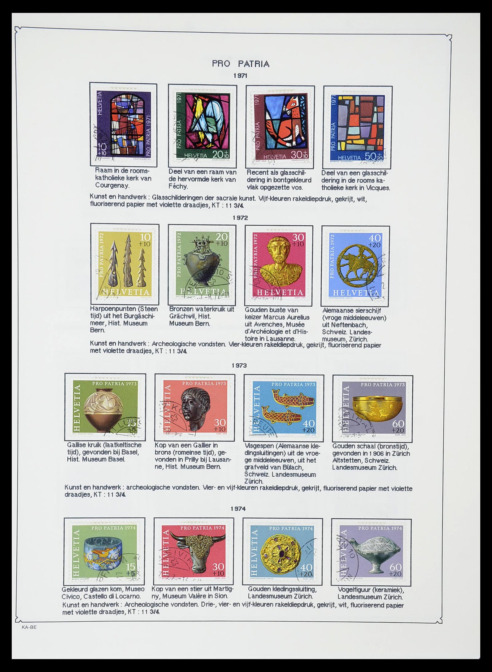 34685 055 - Stamp Collection 34685 Switzerland 1851-2005.