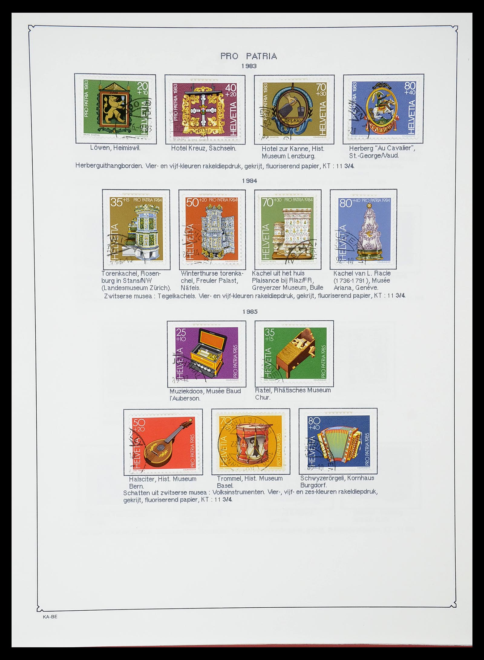 34685 058 - Stamp Collection 34685 Switzerland 1851-2005.