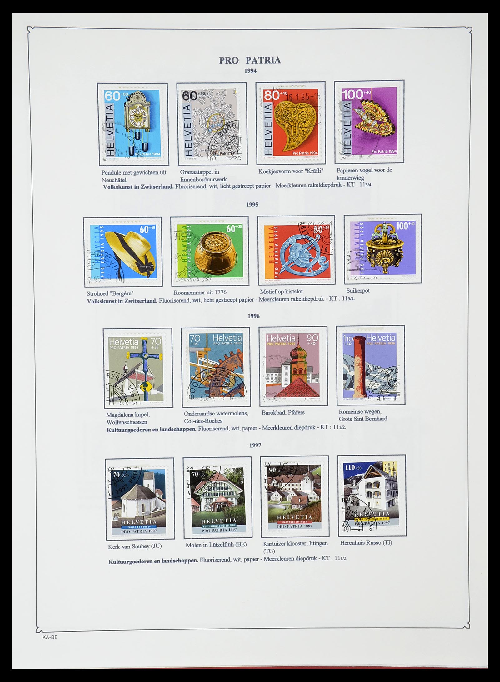 34685 061 - Postzegelverzameling 34685 Zwitserland 1851-2005.