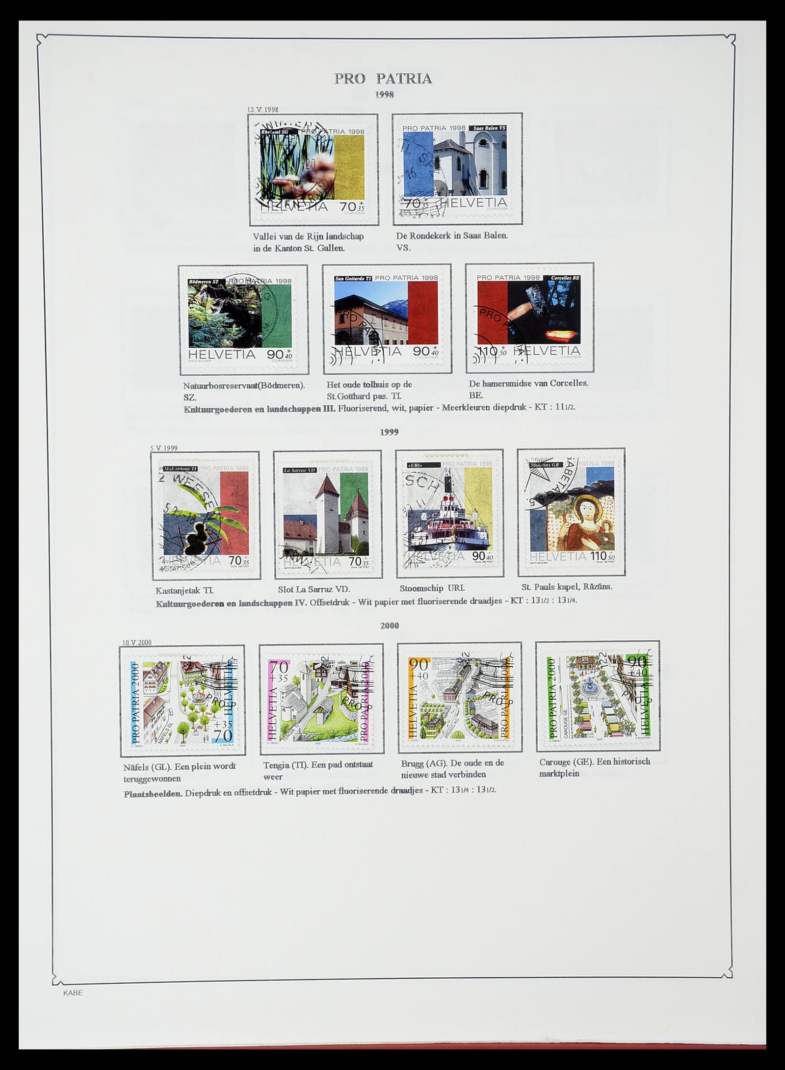 34685 062 - Postzegelverzameling 34685 Zwitserland 1851-2005.