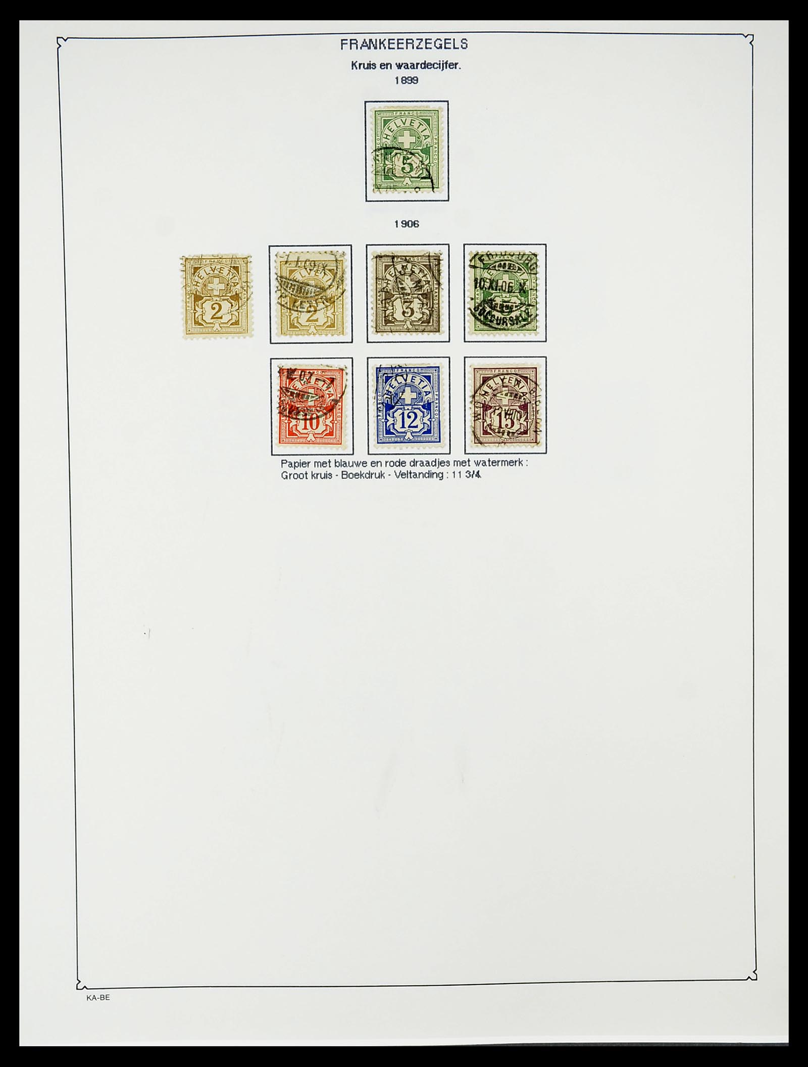 34685 074 - Postzegelverzameling 34685 Zwitserland 1851-2005.