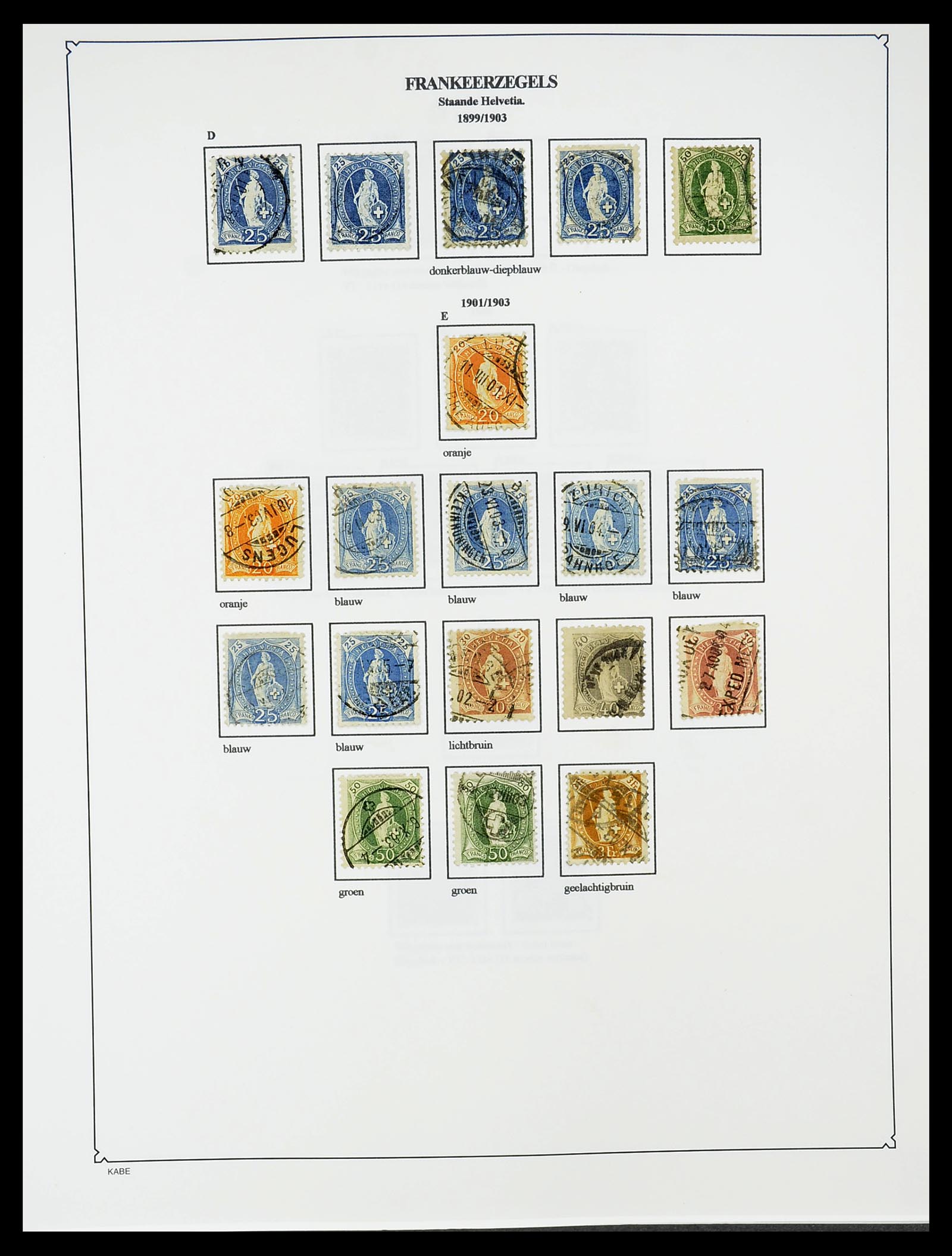 34685 079 - Postzegelverzameling 34685 Zwitserland 1851-2005.