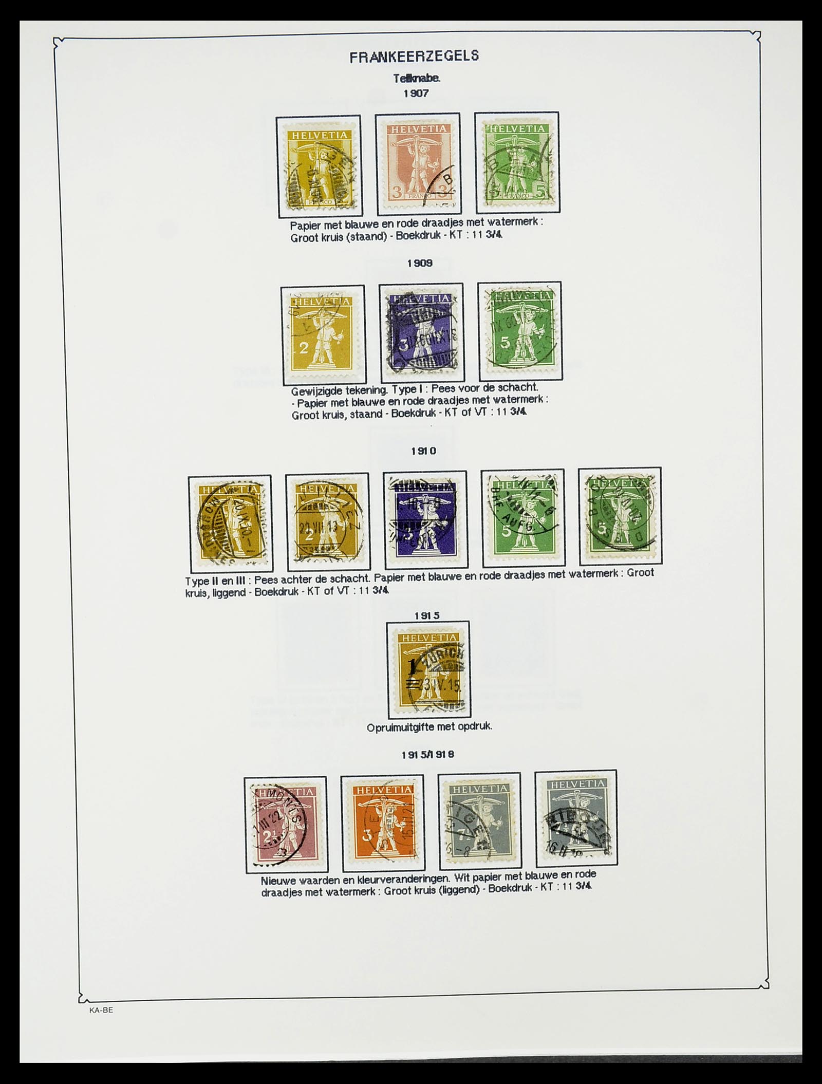 34685 085 - Postzegelverzameling 34685 Zwitserland 1851-2005.
