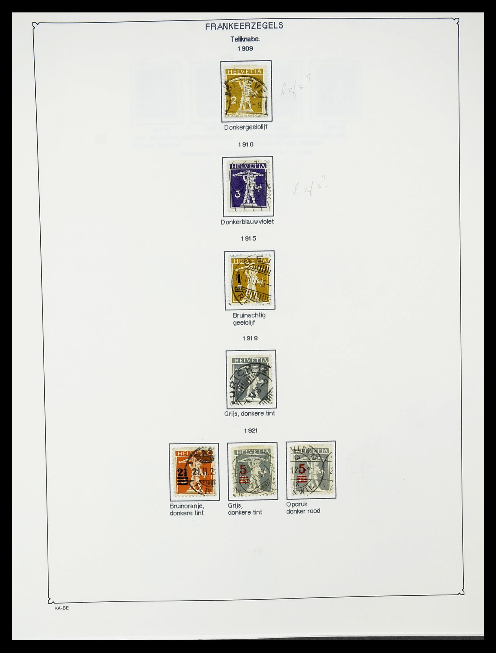 34685 087 - Postzegelverzameling 34685 Zwitserland 1851-2005.
