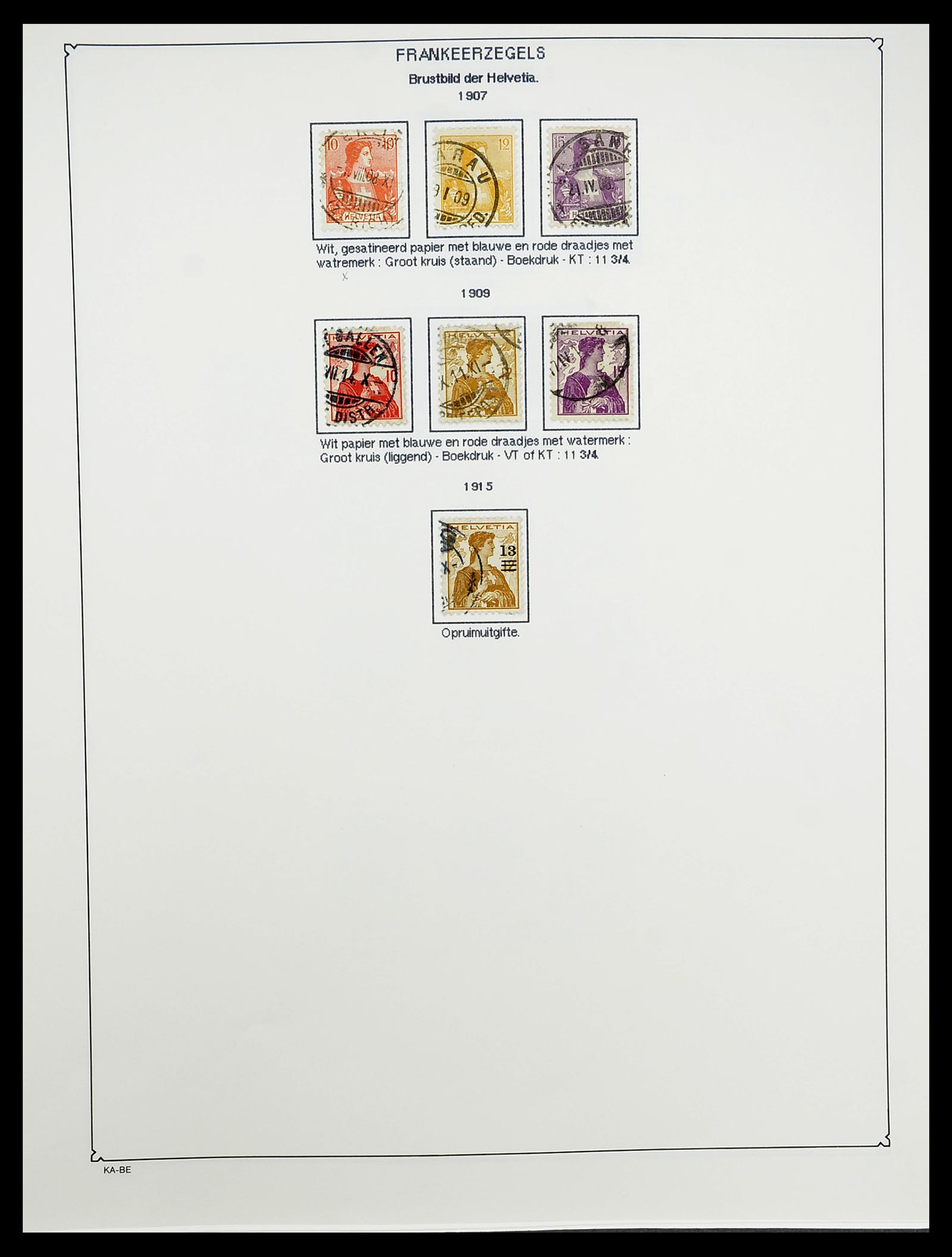 34685 090 - Postzegelverzameling 34685 Zwitserland 1851-2005.