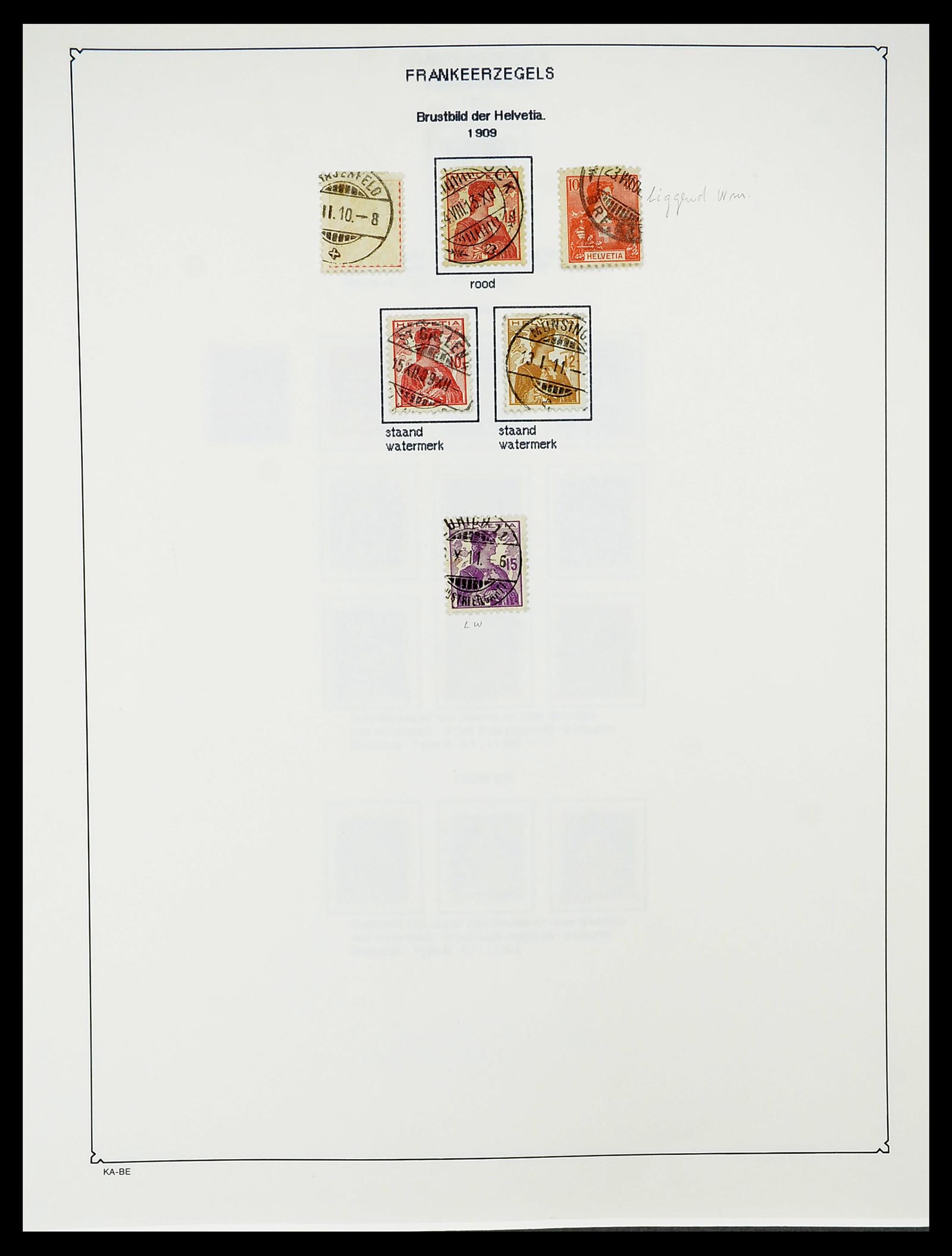 34685 091 - Postzegelverzameling 34685 Zwitserland 1851-2005.