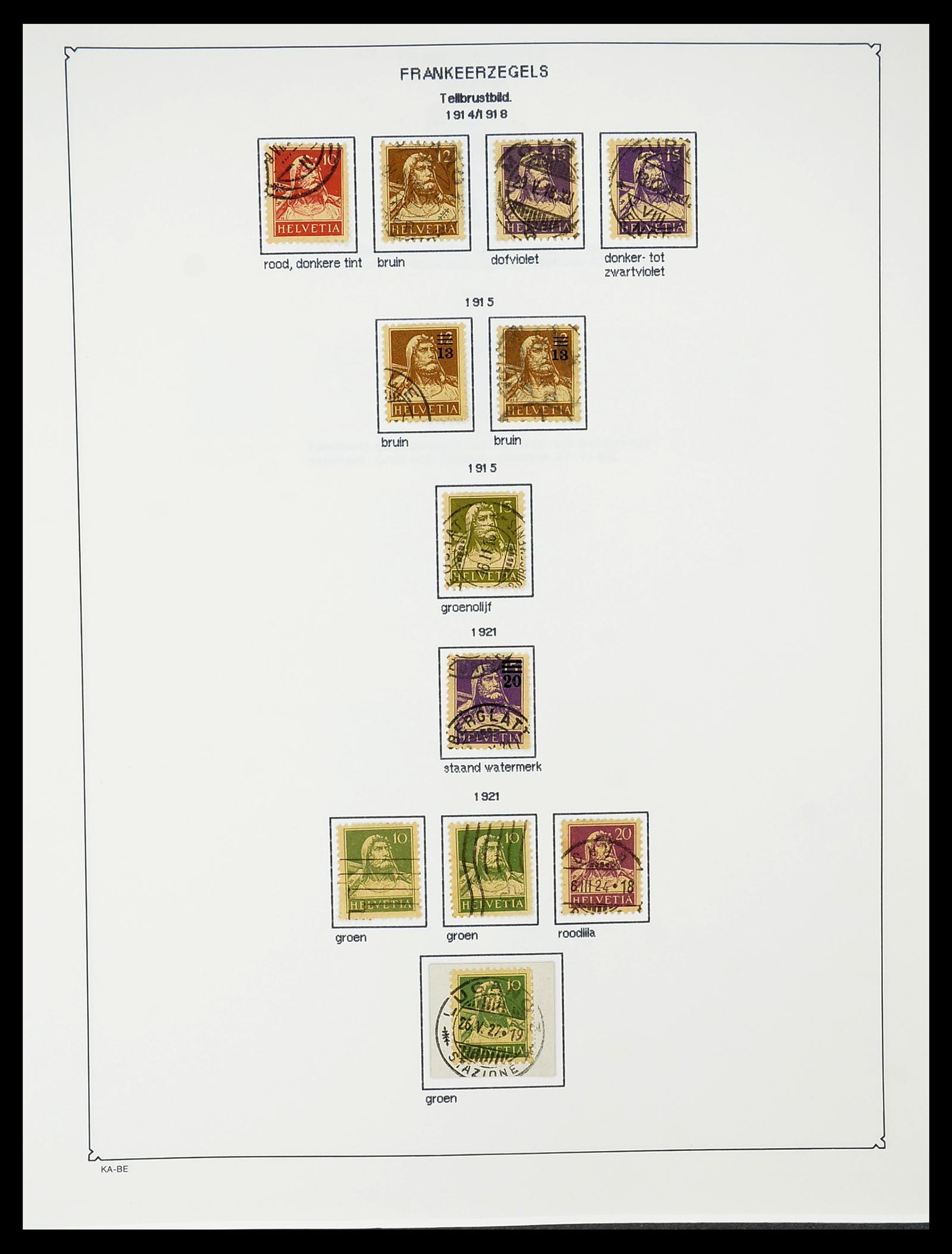 34685 099 - Postzegelverzameling 34685 Zwitserland 1851-2005.