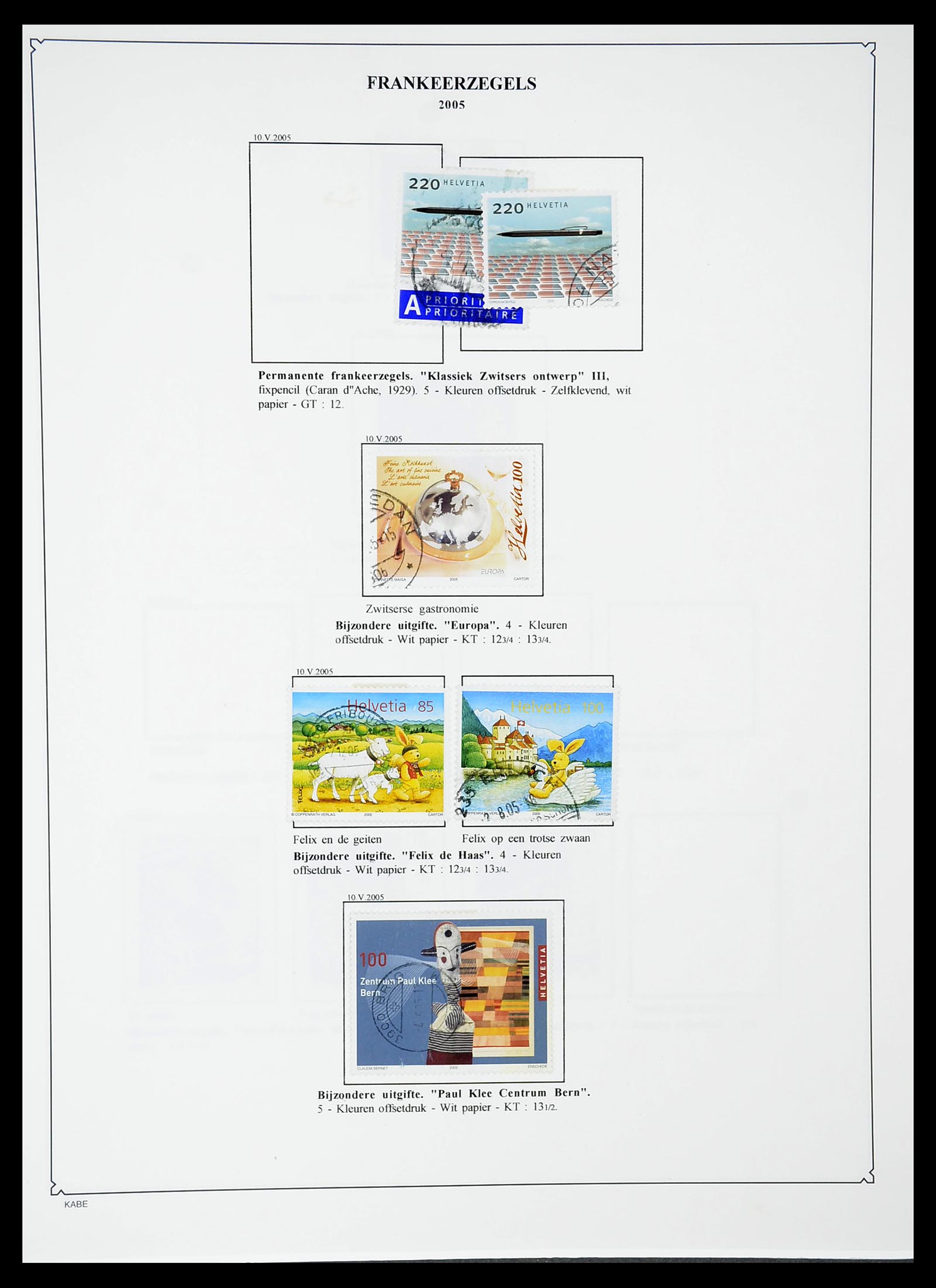 34685 241 - Postzegelverzameling 34685 Zwitserland 1851-2005.