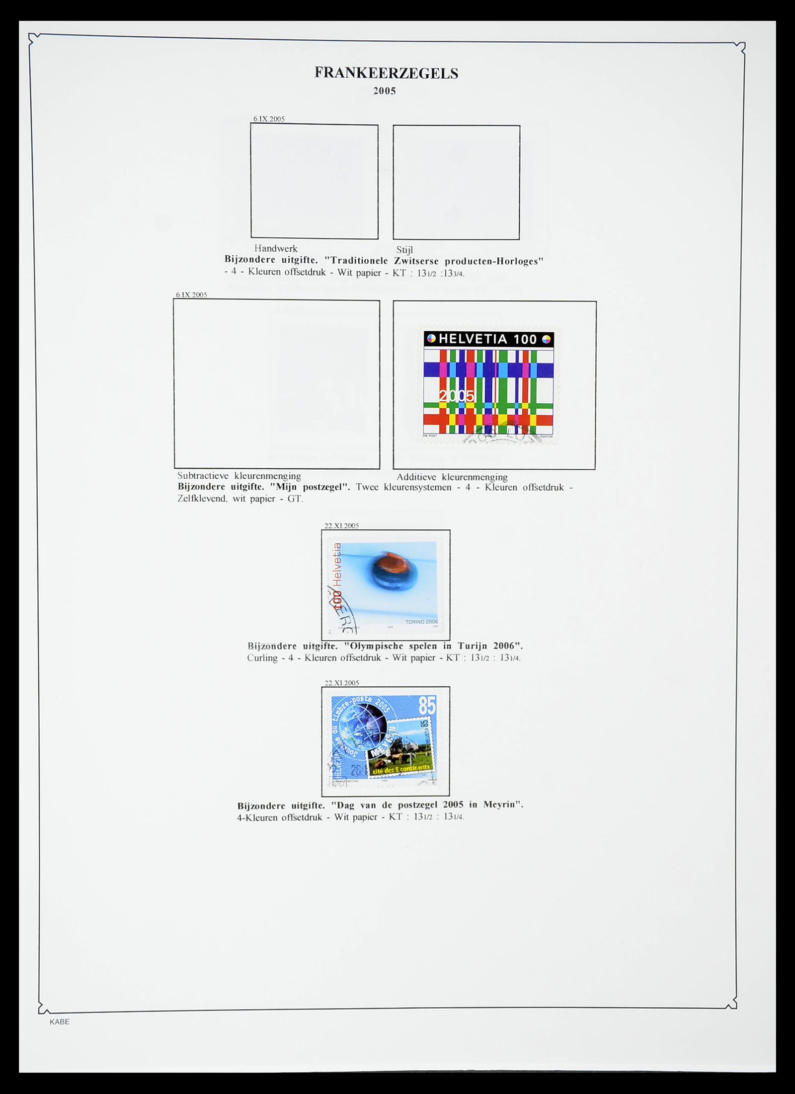 34685 243 - Postzegelverzameling 34685 Zwitserland 1851-2005.