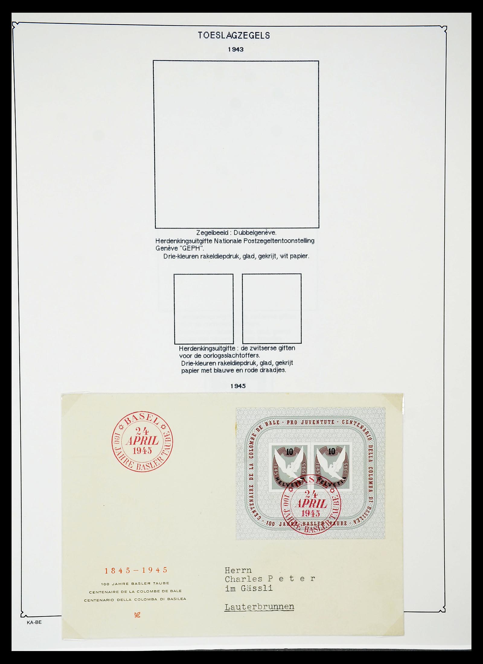 34685 247 - Postzegelverzameling 34685 Zwitserland 1851-2005.