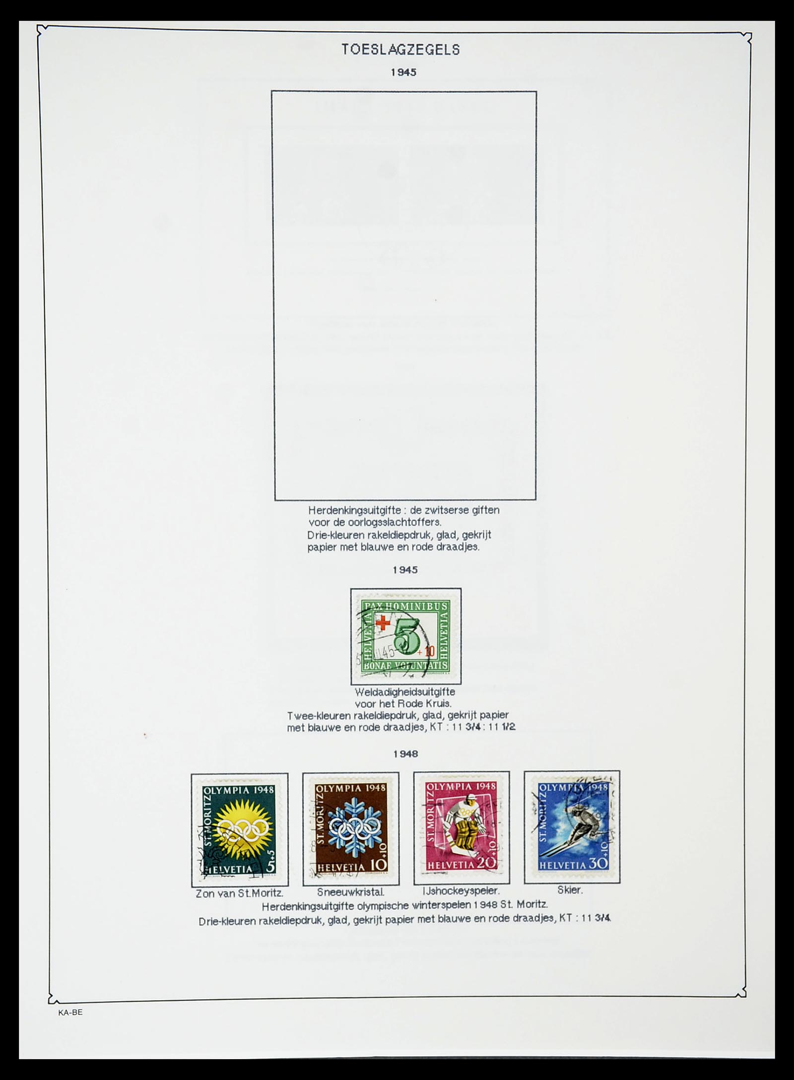 34685 248 - Postzegelverzameling 34685 Zwitserland 1851-2005.