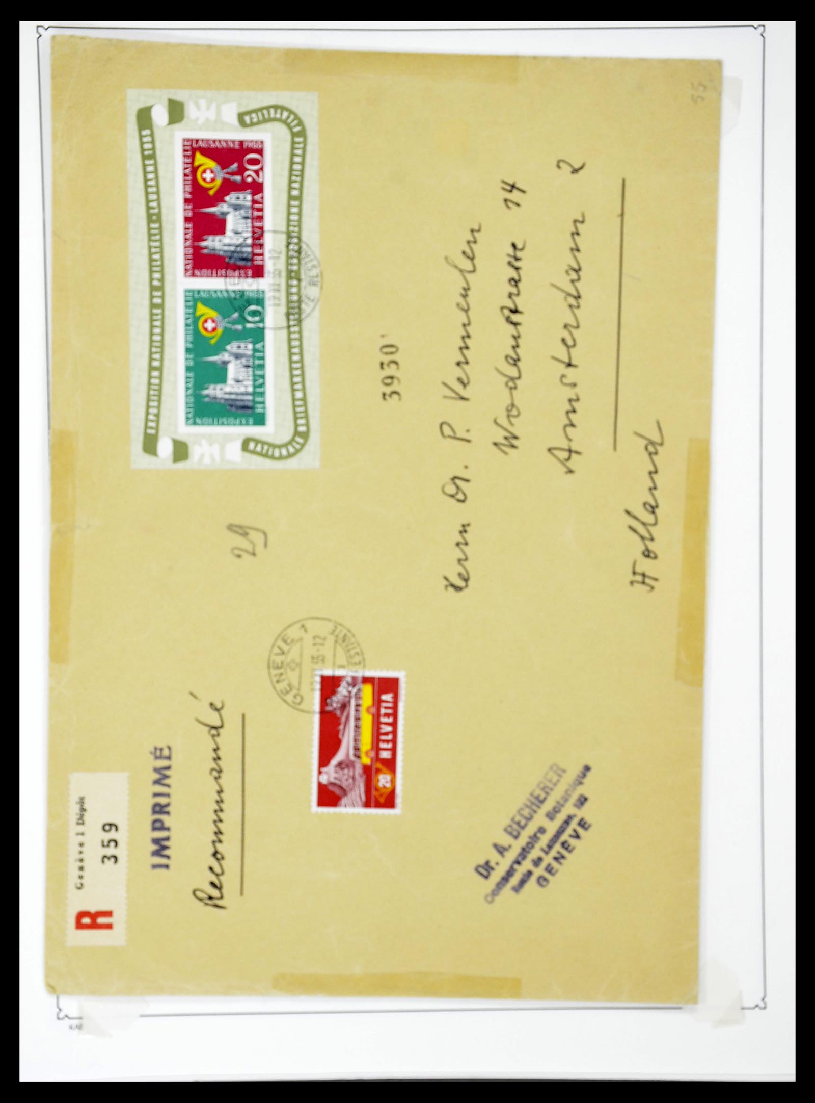 34685 250 - Postzegelverzameling 34685 Zwitserland 1851-2005.