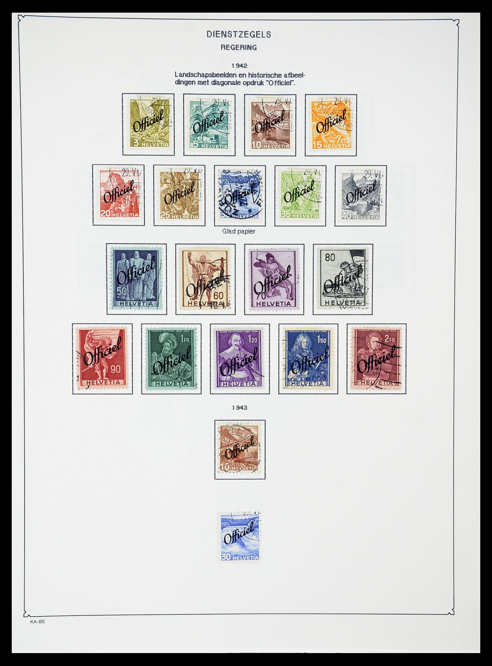 34685 260 - Postzegelverzameling 34685 Zwitserland 1851-2005.