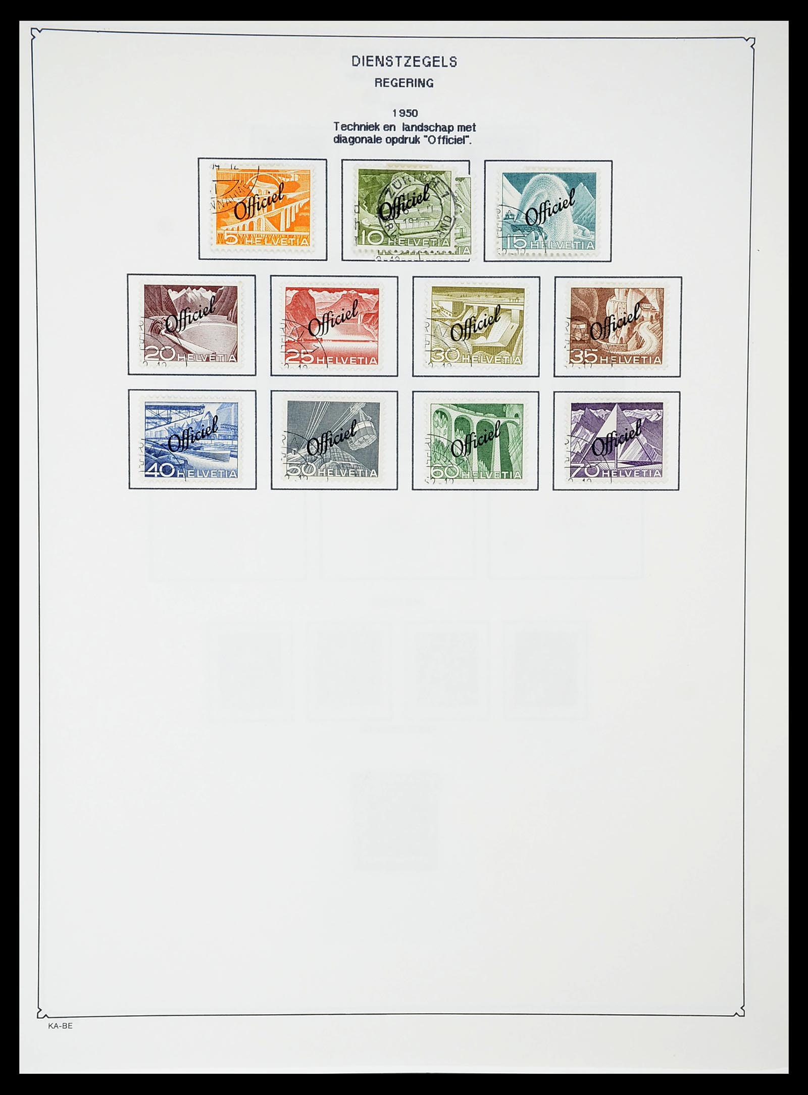 34685 261 - Postzegelverzameling 34685 Zwitserland 1851-2005.