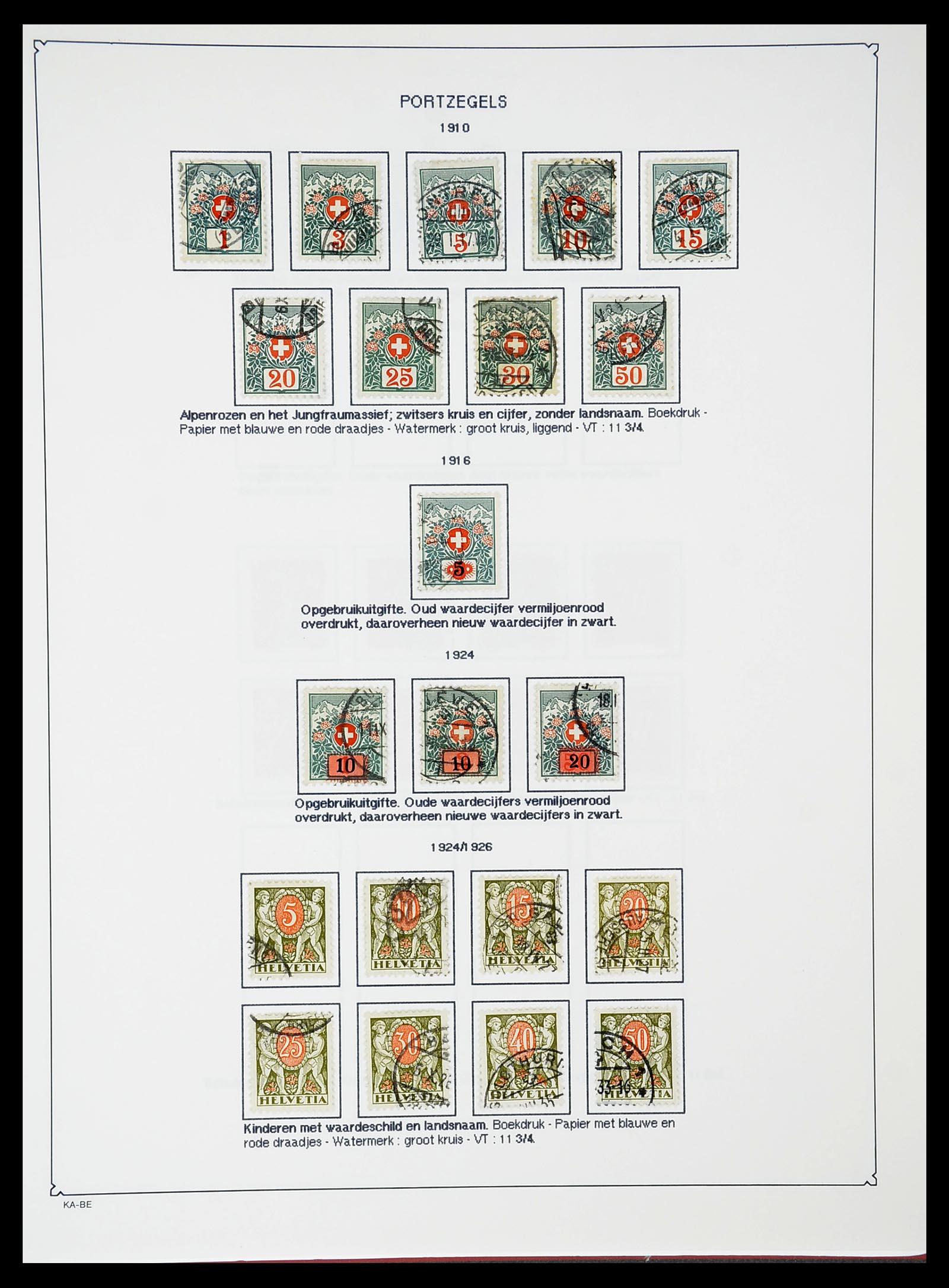 34685 287 - Postzegelverzameling 34685 Zwitserland 1851-2005.