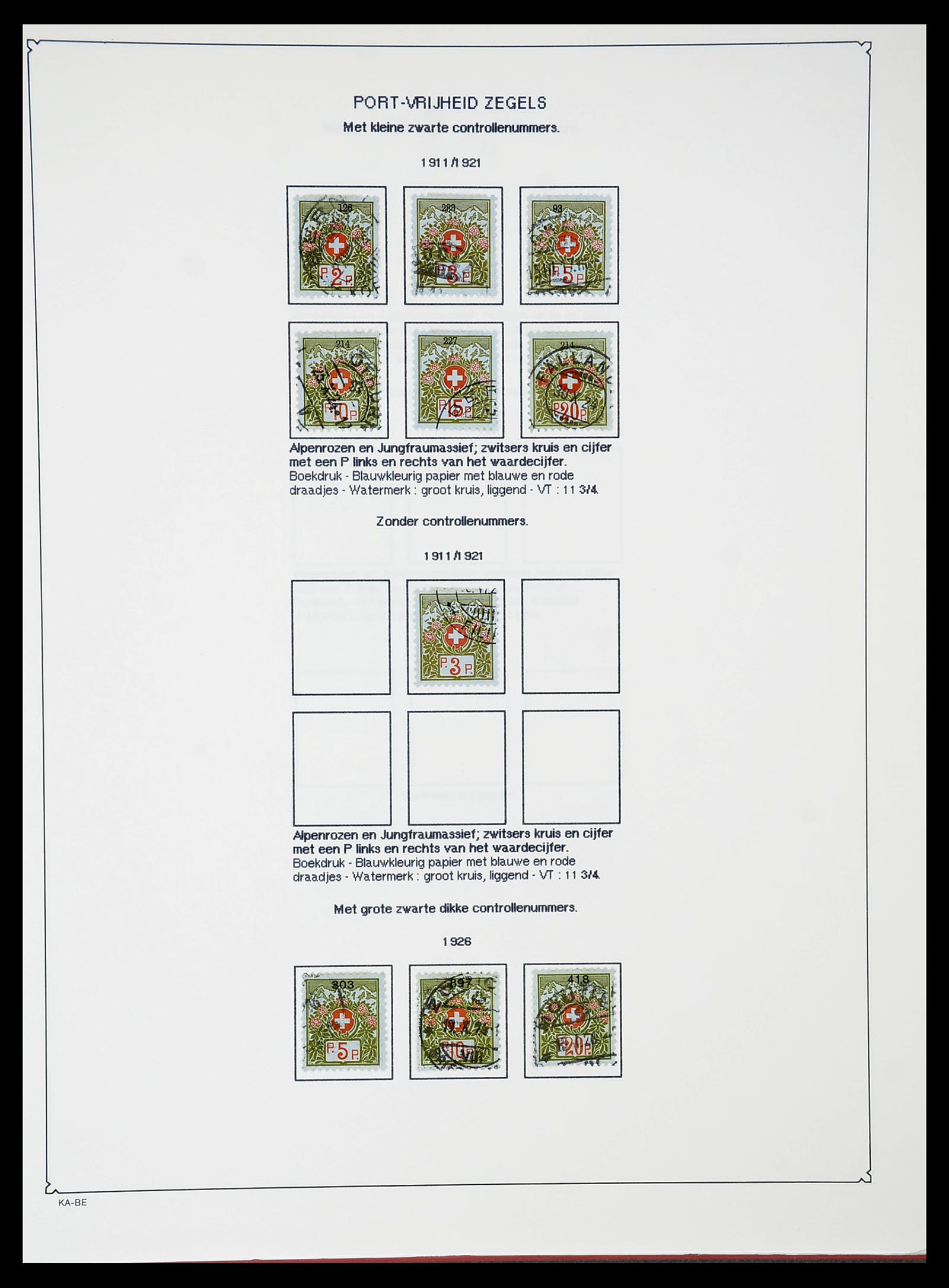 34685 290 - Postzegelverzameling 34685 Zwitserland 1851-2005.