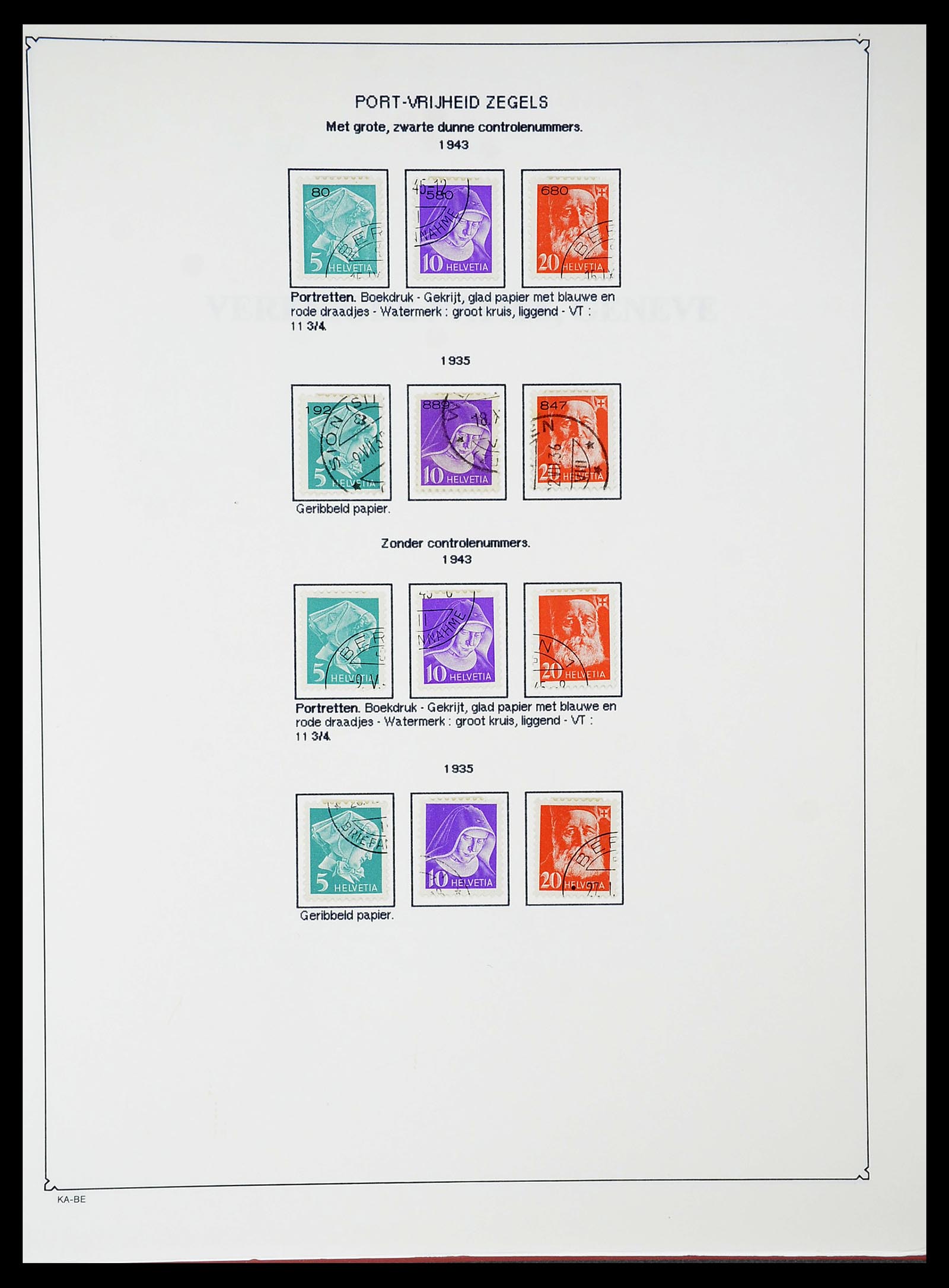 34685 292 - Postzegelverzameling 34685 Zwitserland 1851-2005.