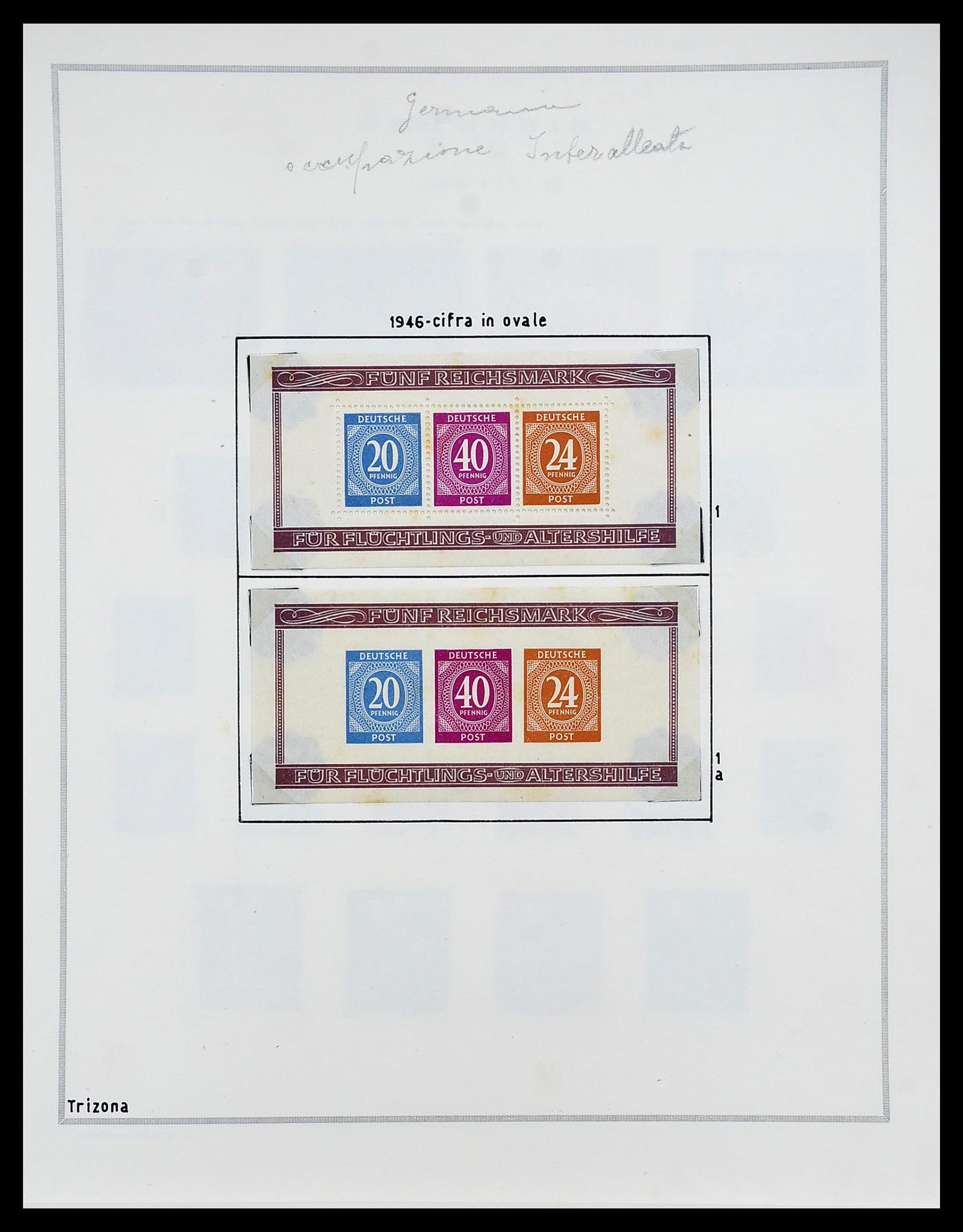 34688 002 - Postzegelverzameling 34688 Duitsland 1945-1955.