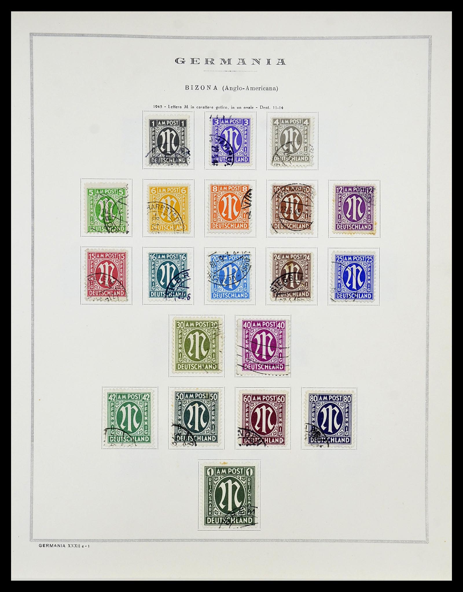 34688 005 - Postzegelverzameling 34688 Duitsland 1945-1955.