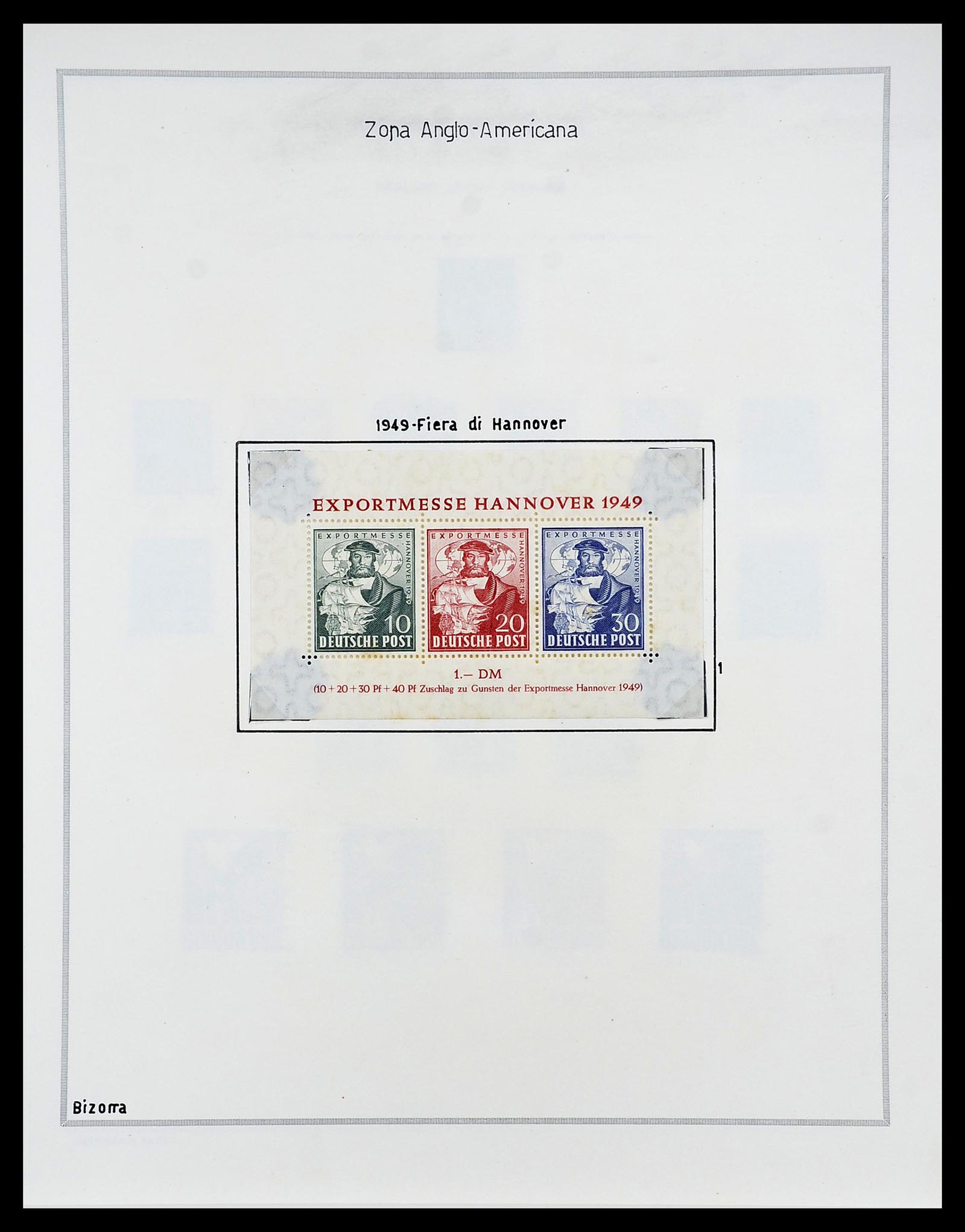 34688 014 - Postzegelverzameling 34688 Duitsland 1945-1955.