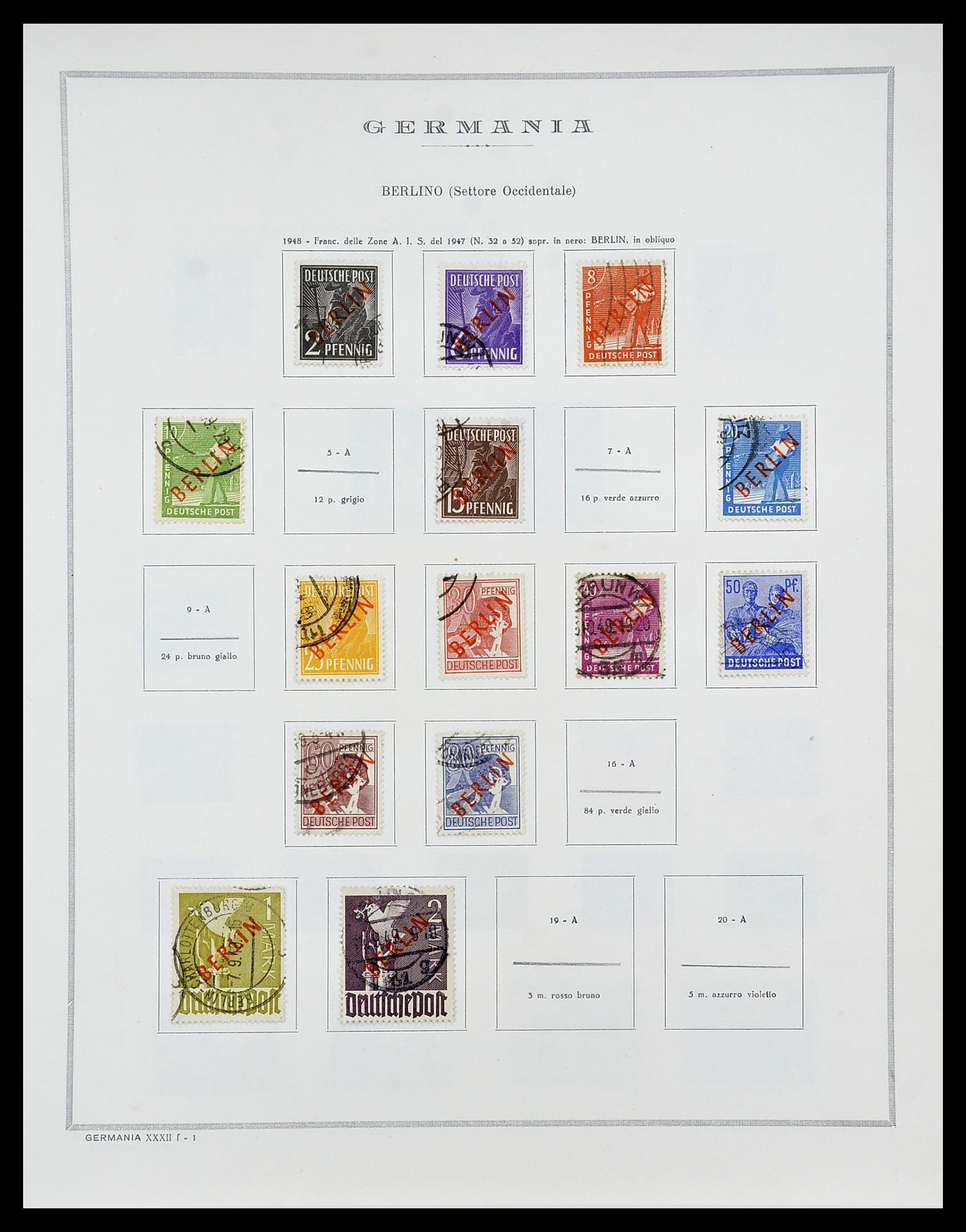 34688 016 - Postzegelverzameling 34688 Duitsland 1945-1955.