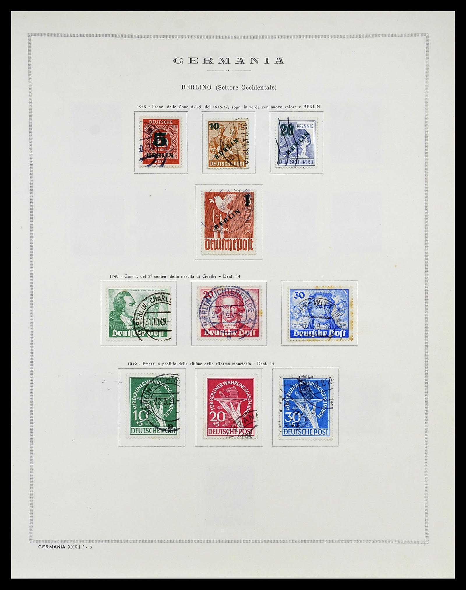 34688 018 - Stamp Collection 34688 Germany 1945-1955.