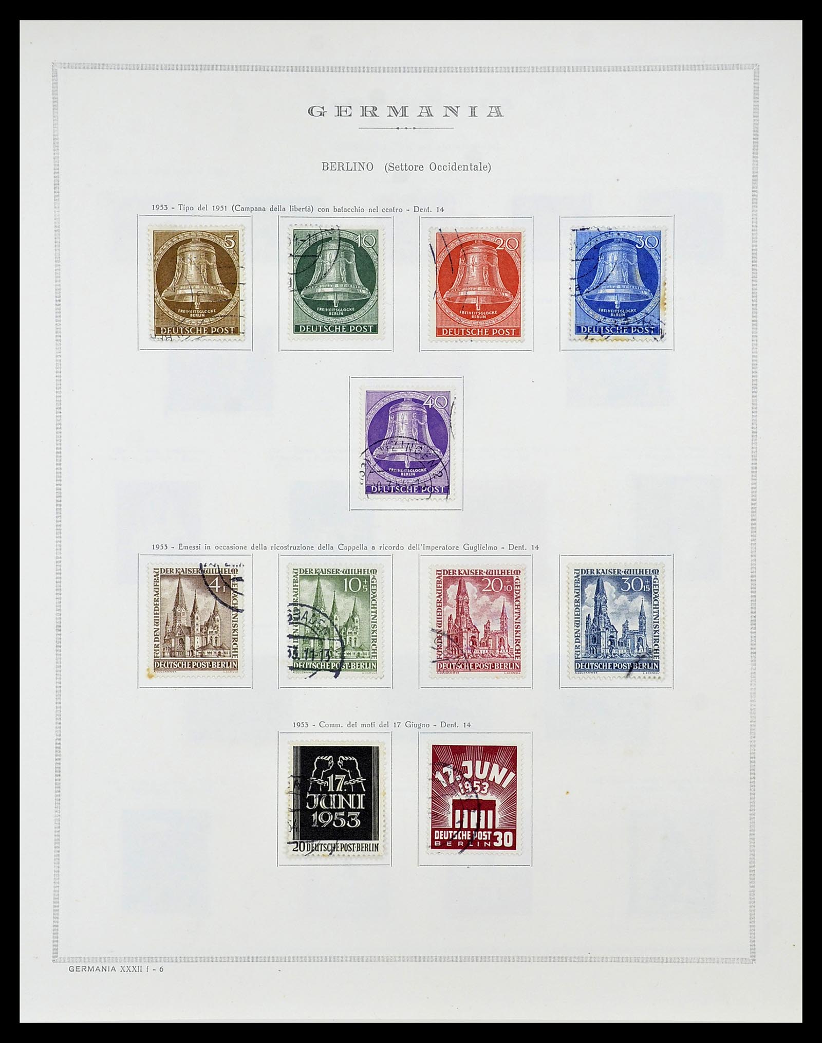 34688 021 - Stamp Collection 34688 Germany 1945-1955.