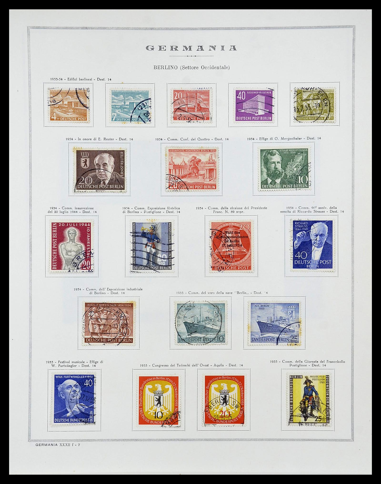 34688 022 - Stamp Collection 34688 Germany 1945-1955.